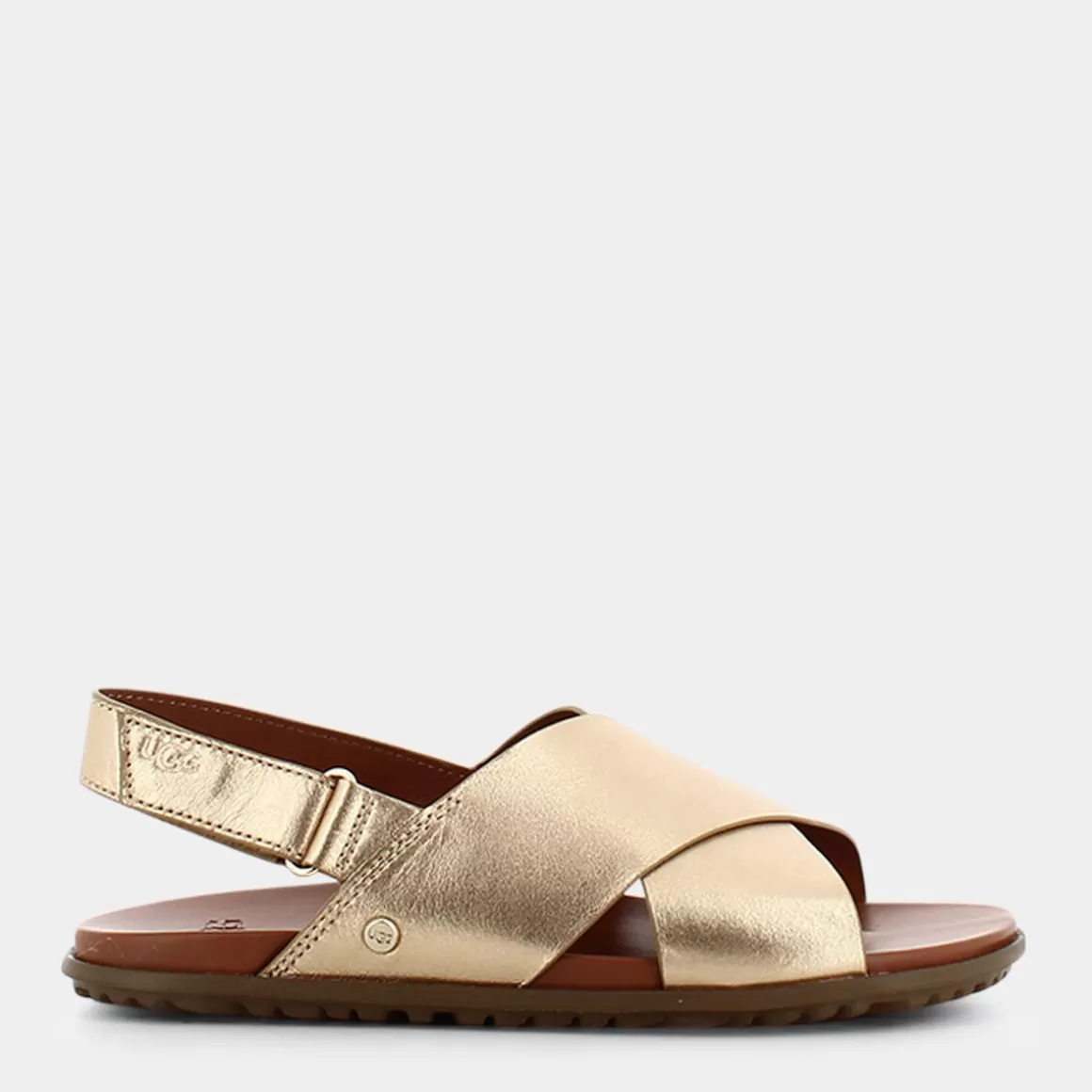 UGG Solivan - Sandales à lanière printanières en teinte doré sable - Modèle 1144976