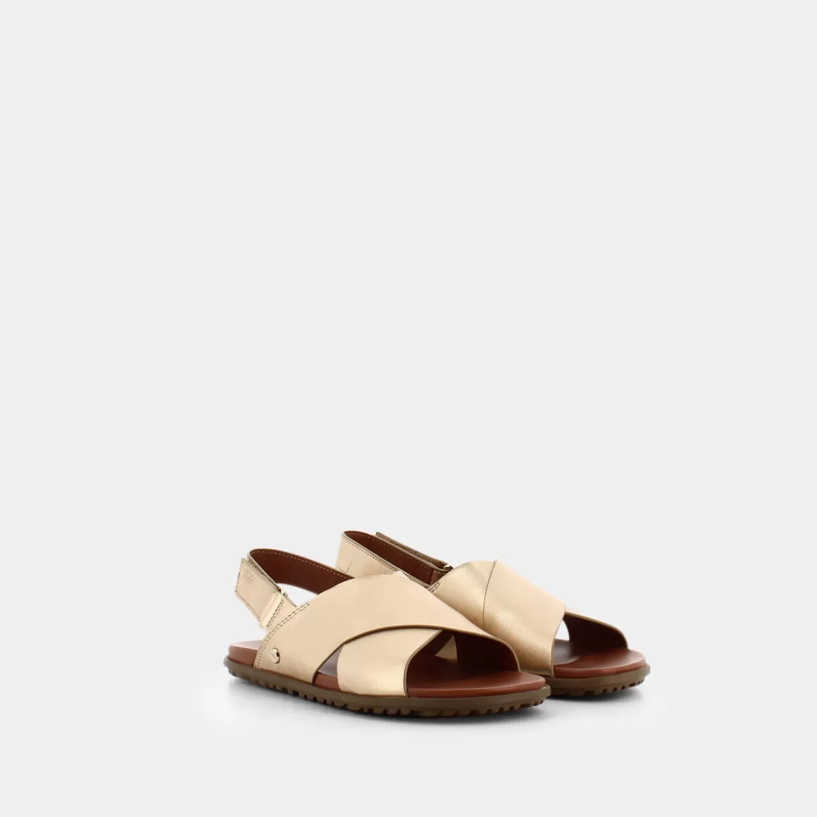 UGG Solivan - Sandales à lanière printanières en teinte doré sable - Modèle 1144976