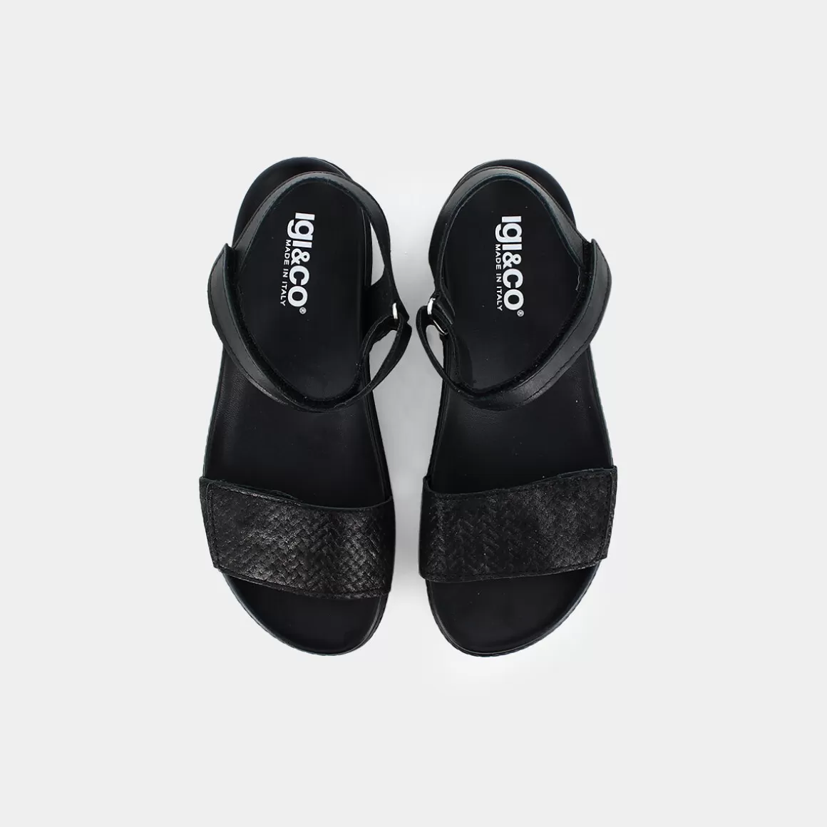 Sandales Delizia Noir IGI & CO. - Modèle 3673200 en Promotion Exclusives