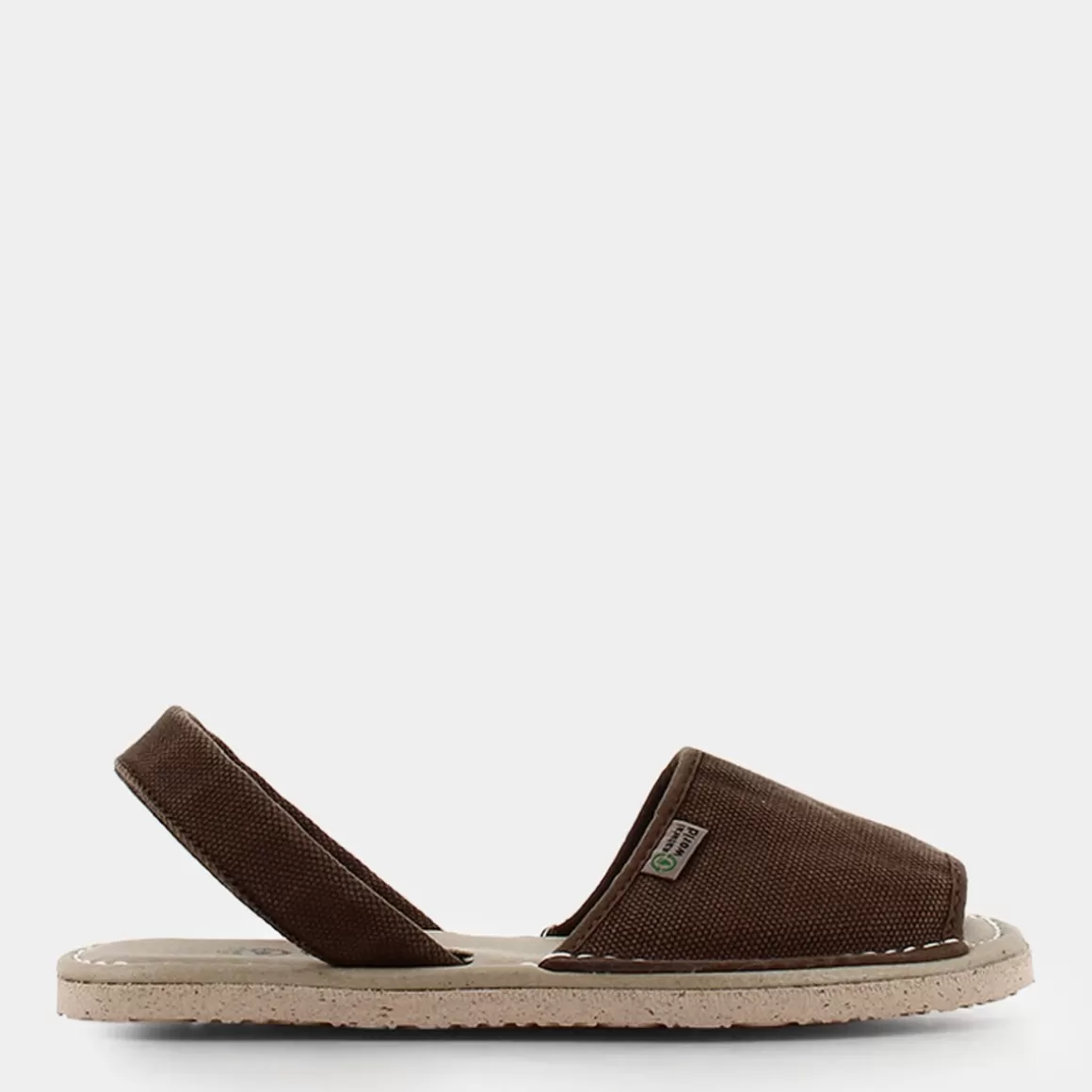 Sandales Natural World Marron Café – Modèle Menorquina 7291E en Cuir Souple