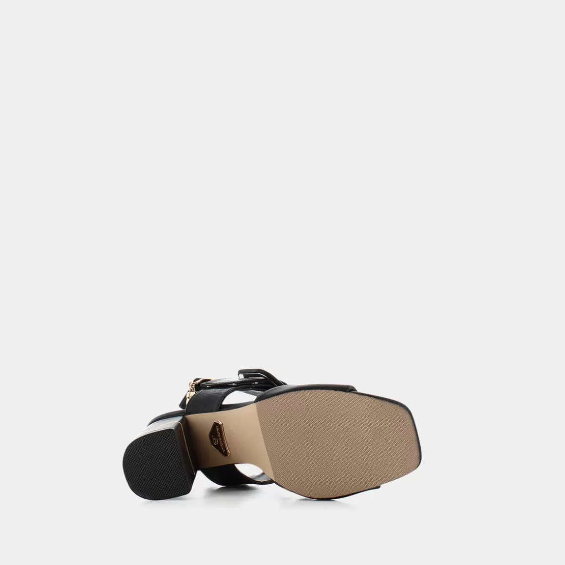 Sandales élégantes LAURA BIAGIOTTI - Modèle 8107 en veau noir, style tendance