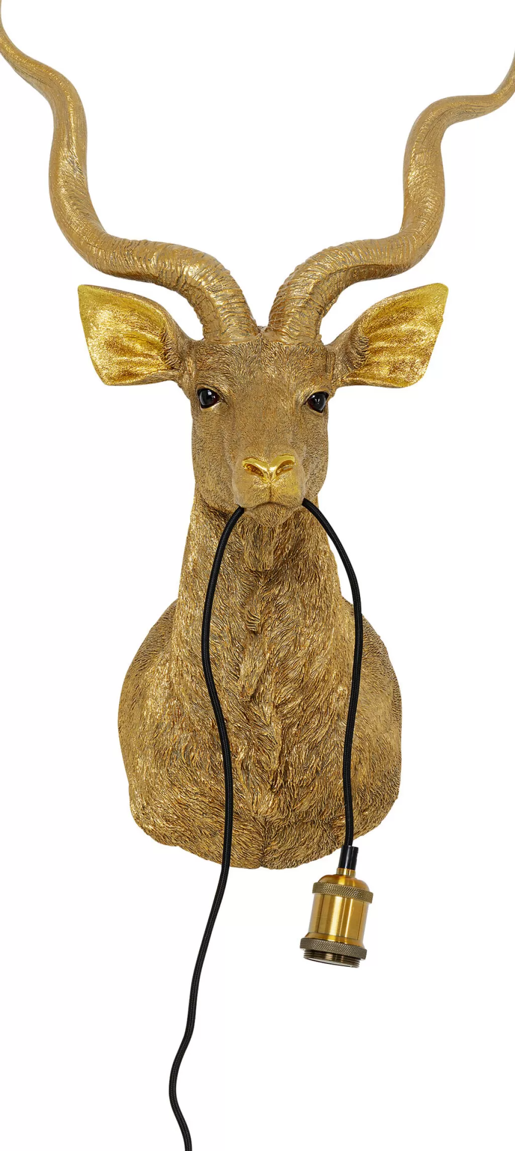 Applique Murale Design Scandinave – Chèvre Dorée par KARE Design, Luminaire Décoratif 45x74 cm pour une ambiance chaleureuse