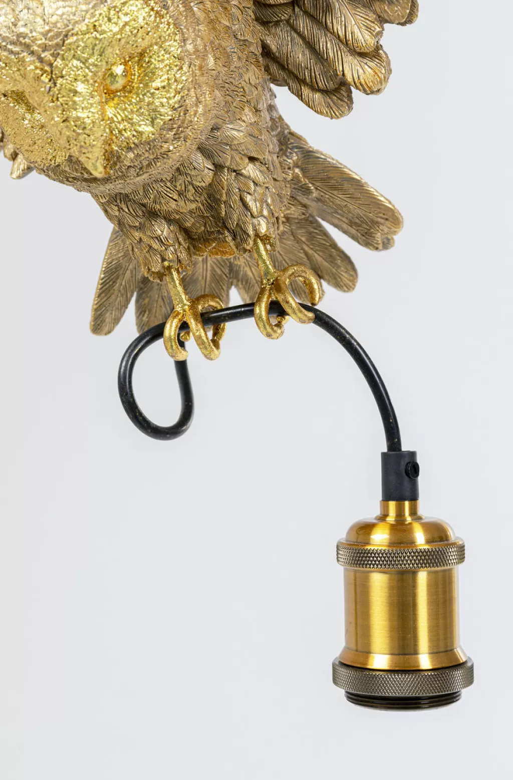 Lustre suspendu Hibou design Pöllö – KARE Collection, finition dorée élégante pour intérieur, 60 cm