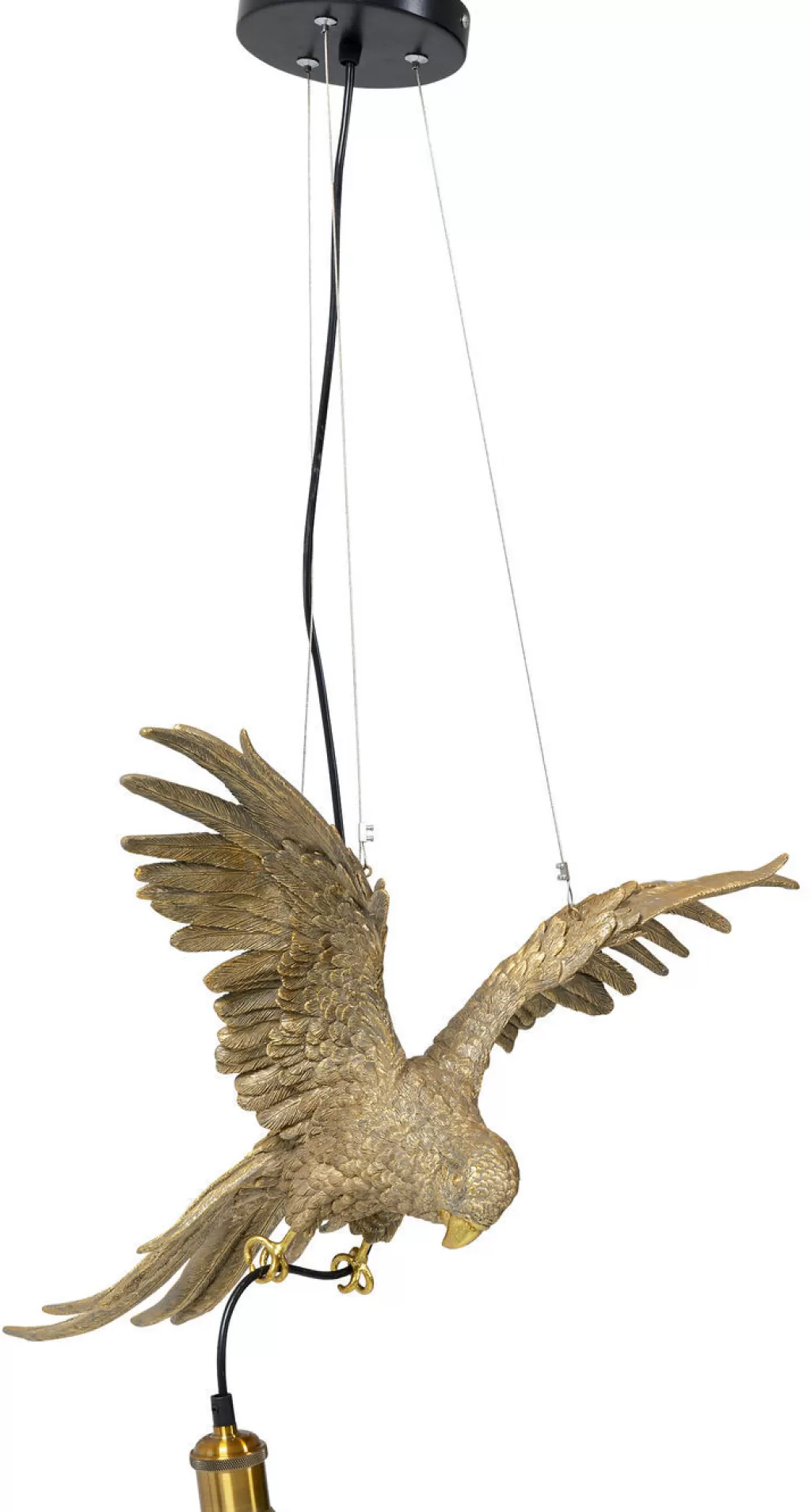 KARE Design - Lustre suspendu Perroquet Tropical en Métal Élégant 60 cm pour Salon Décoration Intérieure