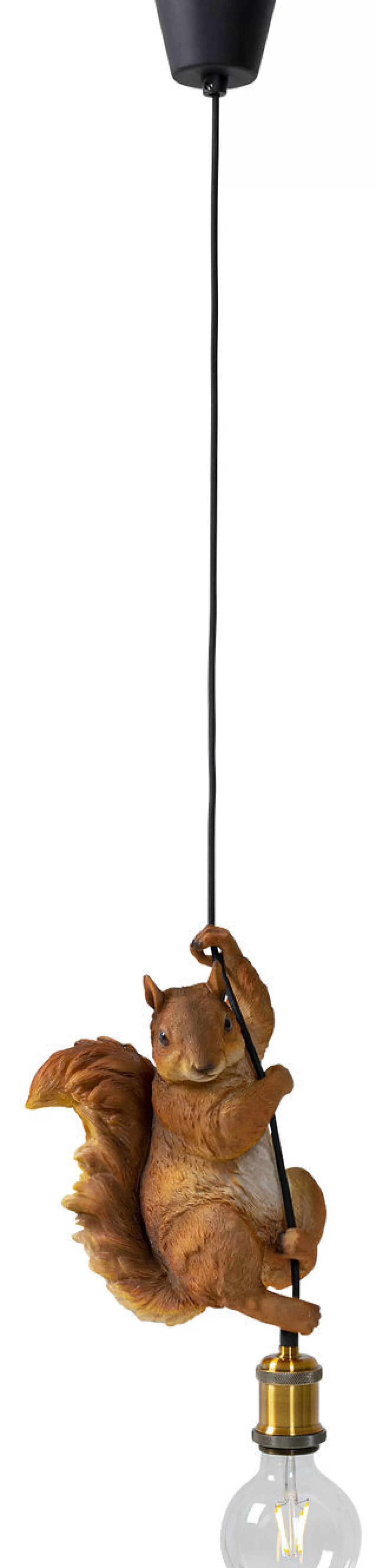 Luminaire suspendu design original écureuil - KARE Design - Suspension animalière créative 20 cm pour intérieur déco nature