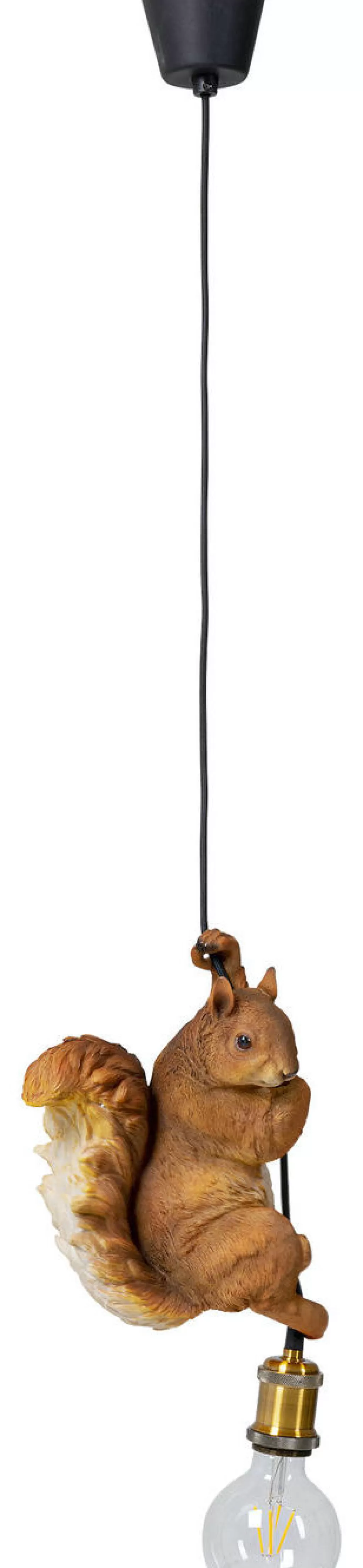 Luminaire suspendu design original écureuil - KARE Design - Suspension animalière créative 20 cm pour intérieur déco nature