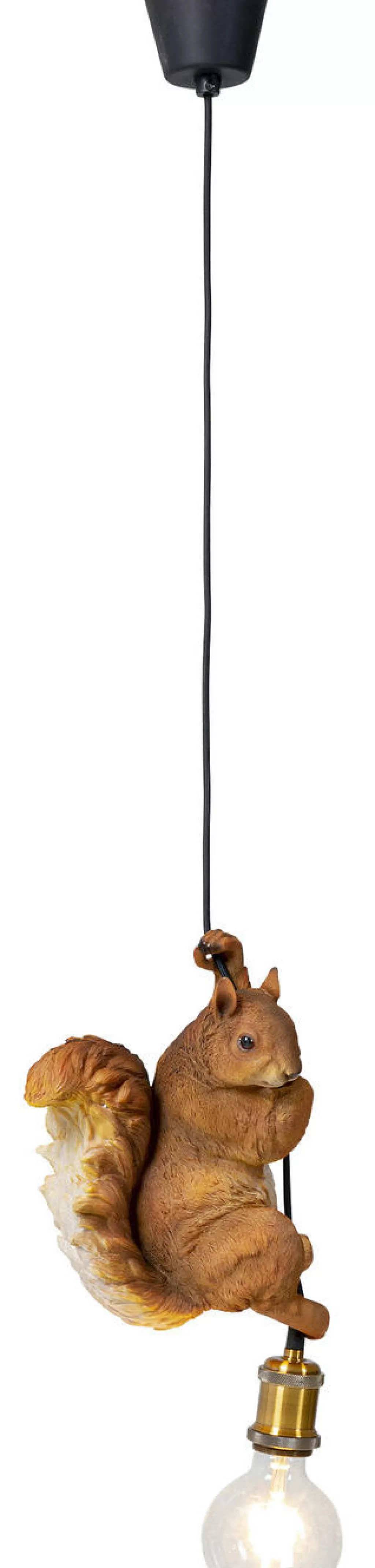 Luminaire suspendu design original écureuil - KARE Design - Suspension animalière créative 20 cm pour intérieur déco nature