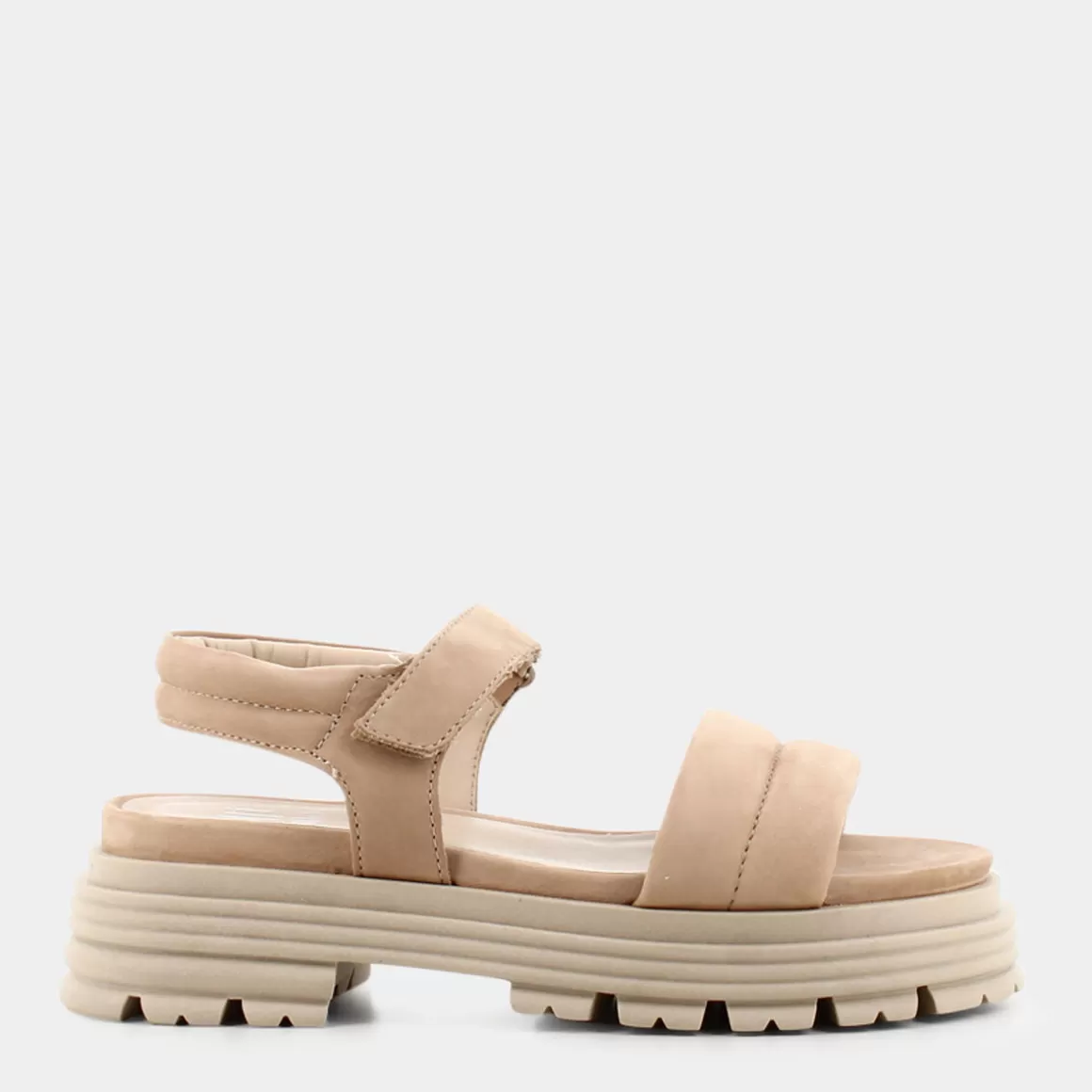 Élégantes Sandales d'Été PATTI DI LUNA - Modèle AP-E23D03 en Nuances Beige Confortables