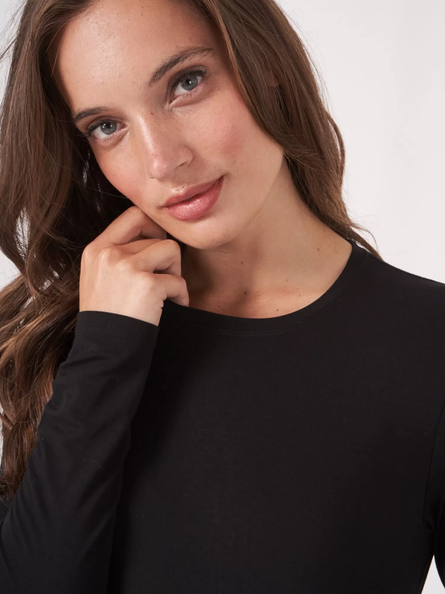 Élégant Haut Femme Manches Longues - T-shirt Basique Confortable pour la Saison Printanière