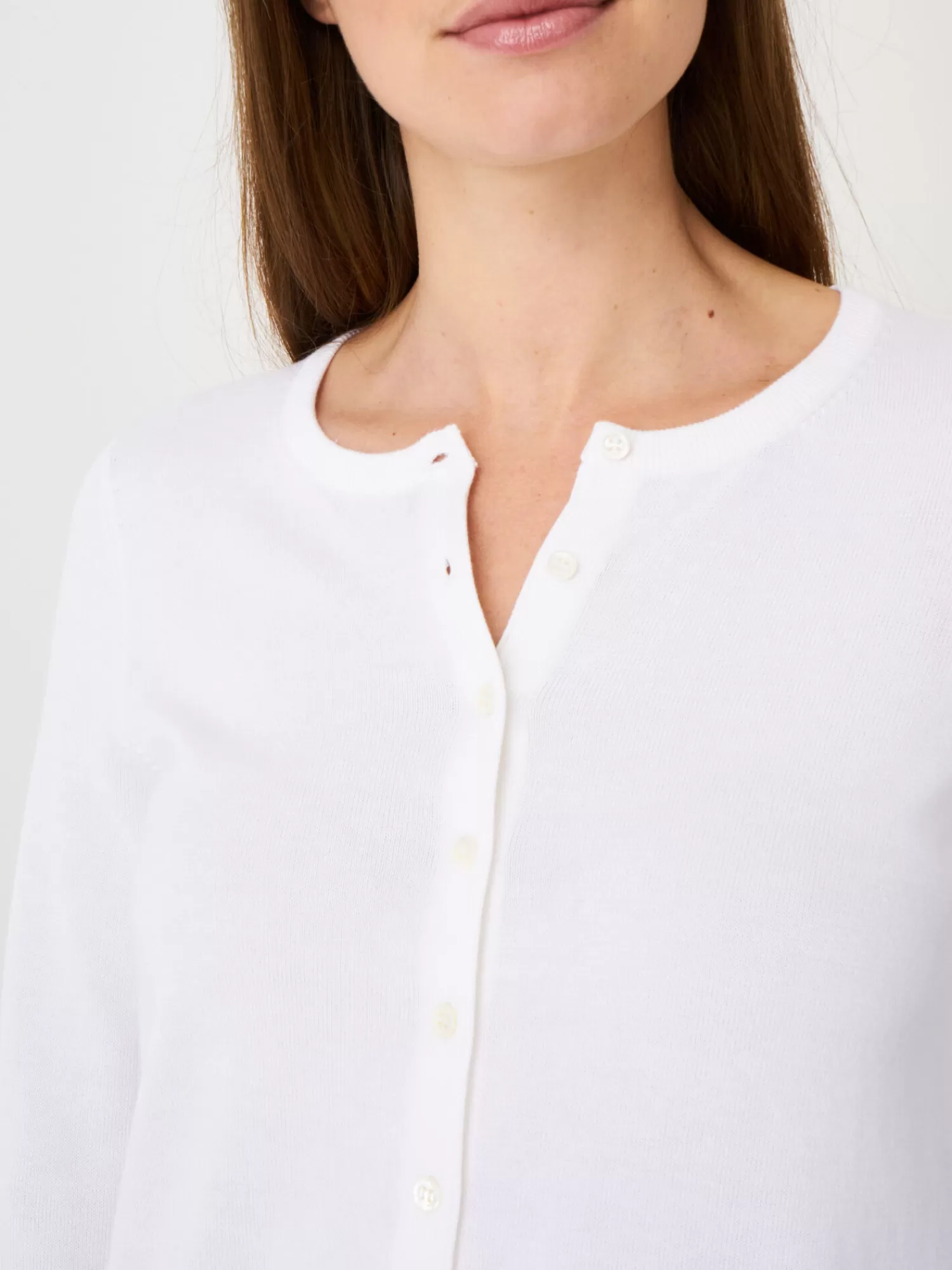 Cardigan Femme Doux en Coton Mixte - Tricot Fin Léger pour Tenue Décontractée Élégante