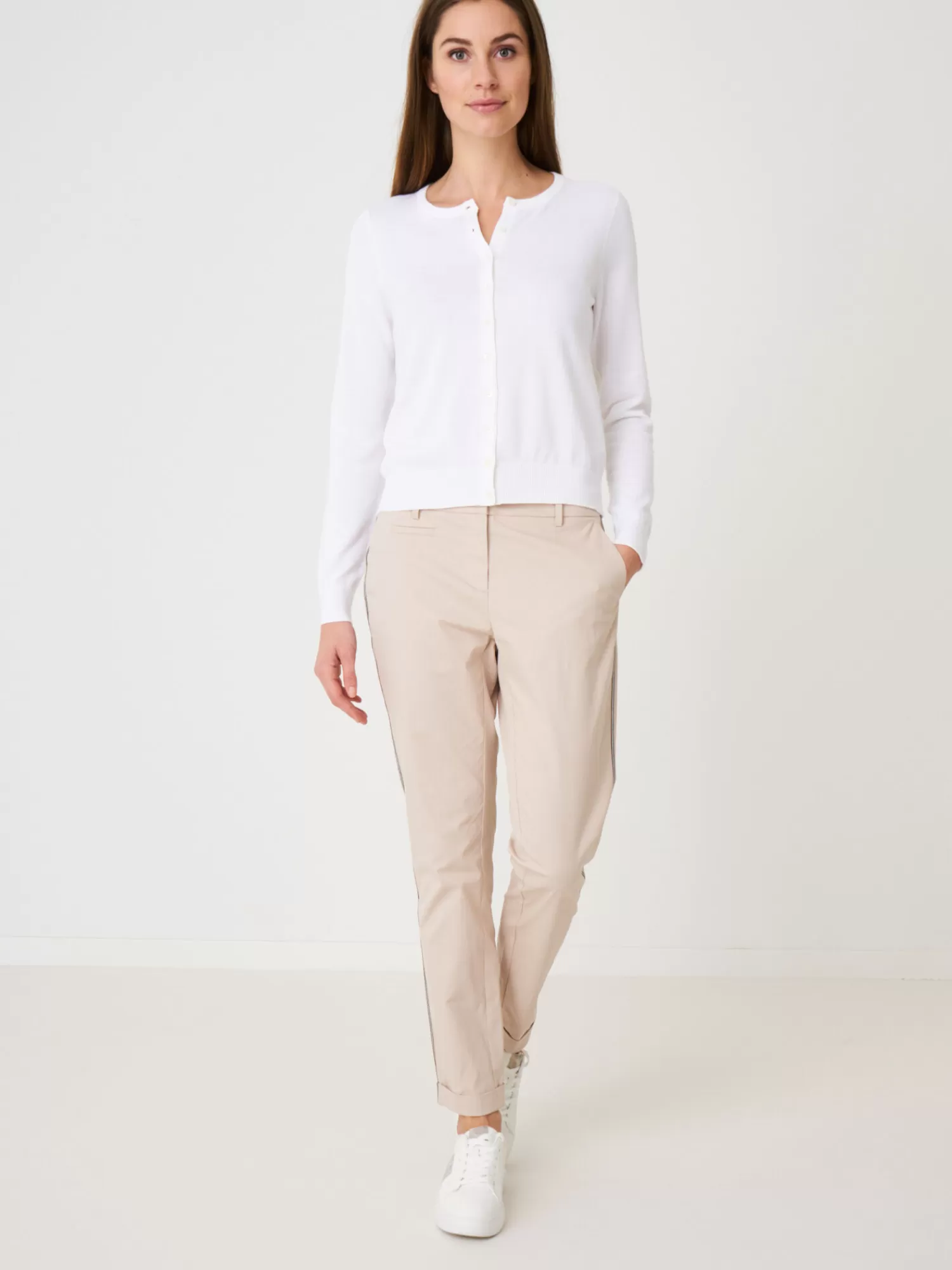 Cardigan Femme Doux en Coton Mixte - Tricot Fin Léger pour Tenue Décontractée Élégante
