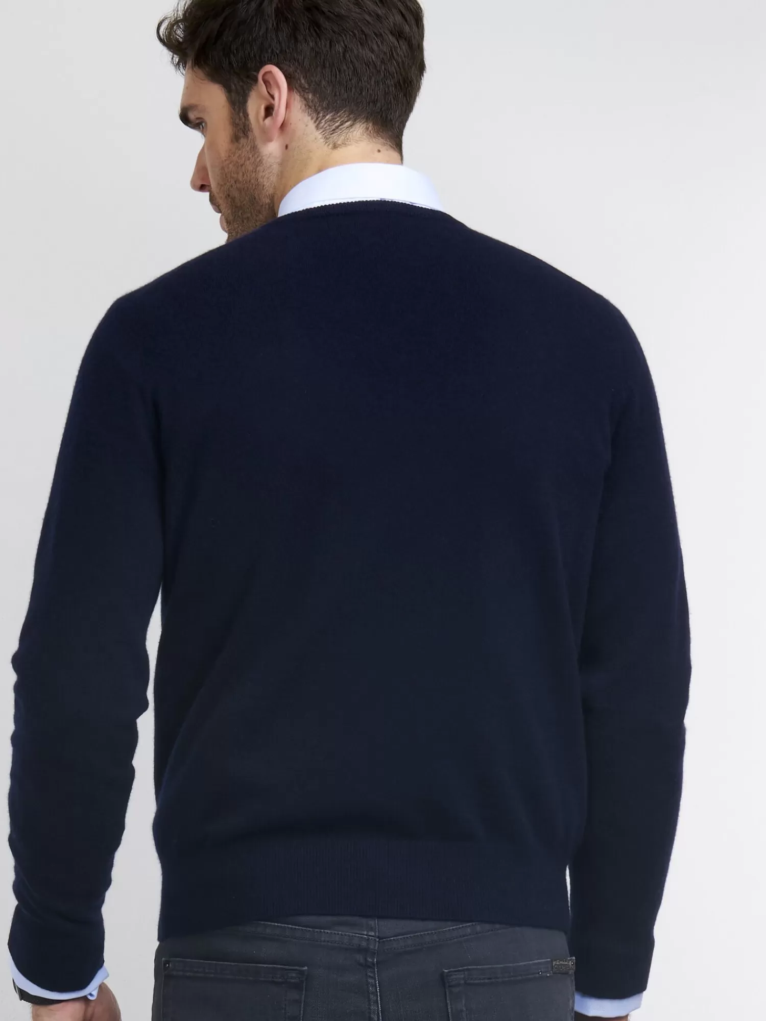 Pull Homme Décontracté Col V - Basique Confortable à Petit Prix