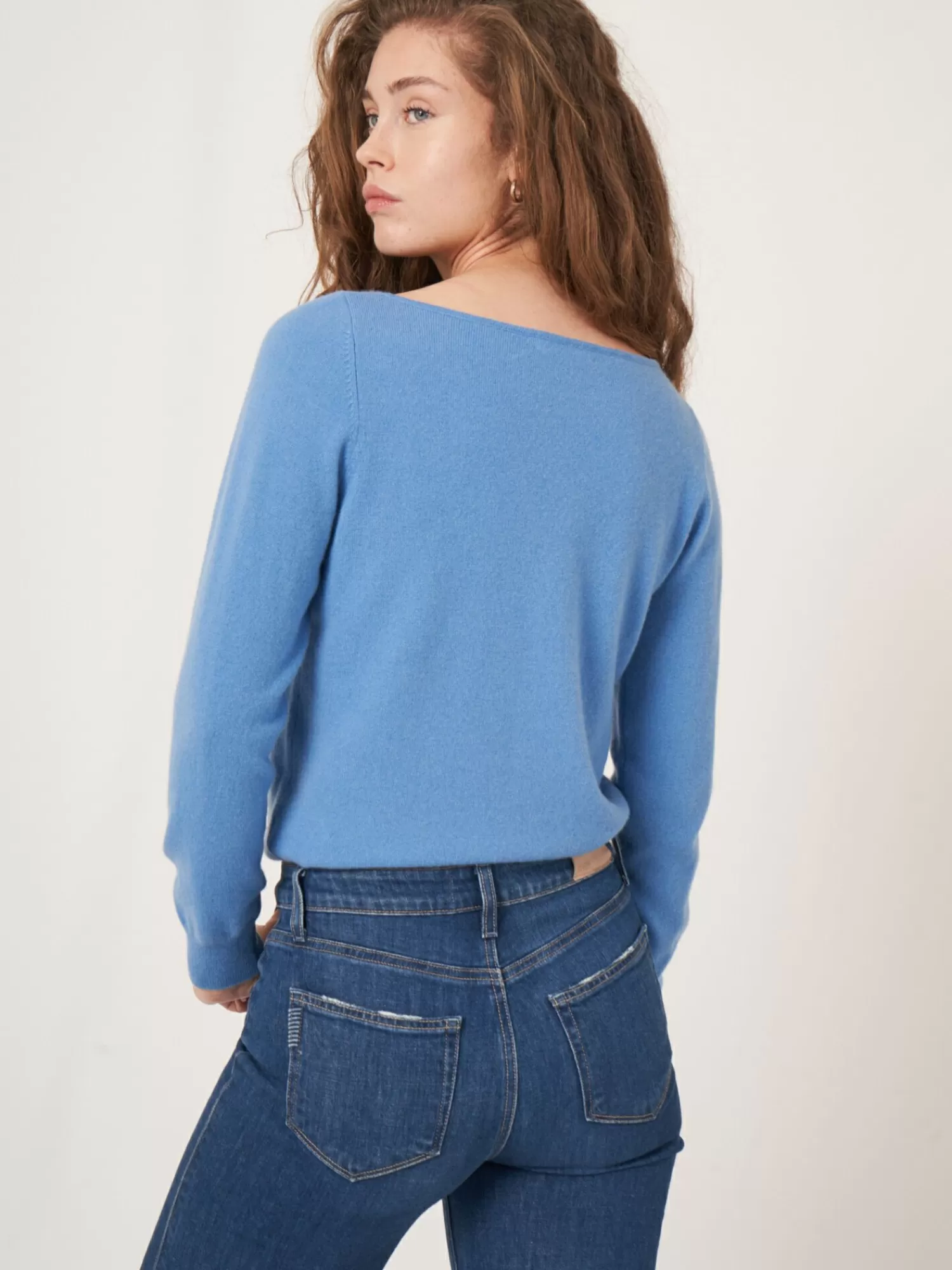 Dernière chance - Pull femme en cachemire bio doux hiver, col montant intemporel  
Élégance naturelle avec notre collection authentique Nordic, matière éthique premium