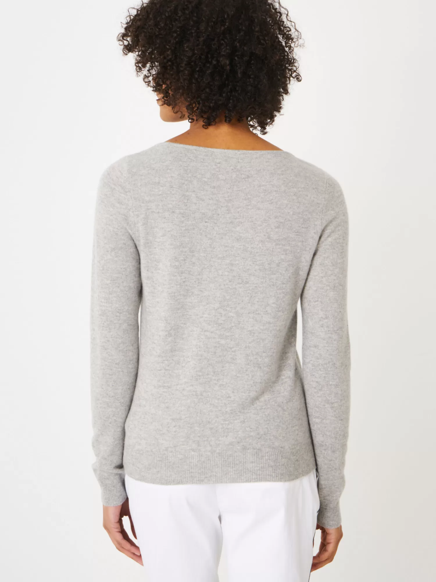 Pull femme en cachemire bio col bateau - Confort doux et luxueux