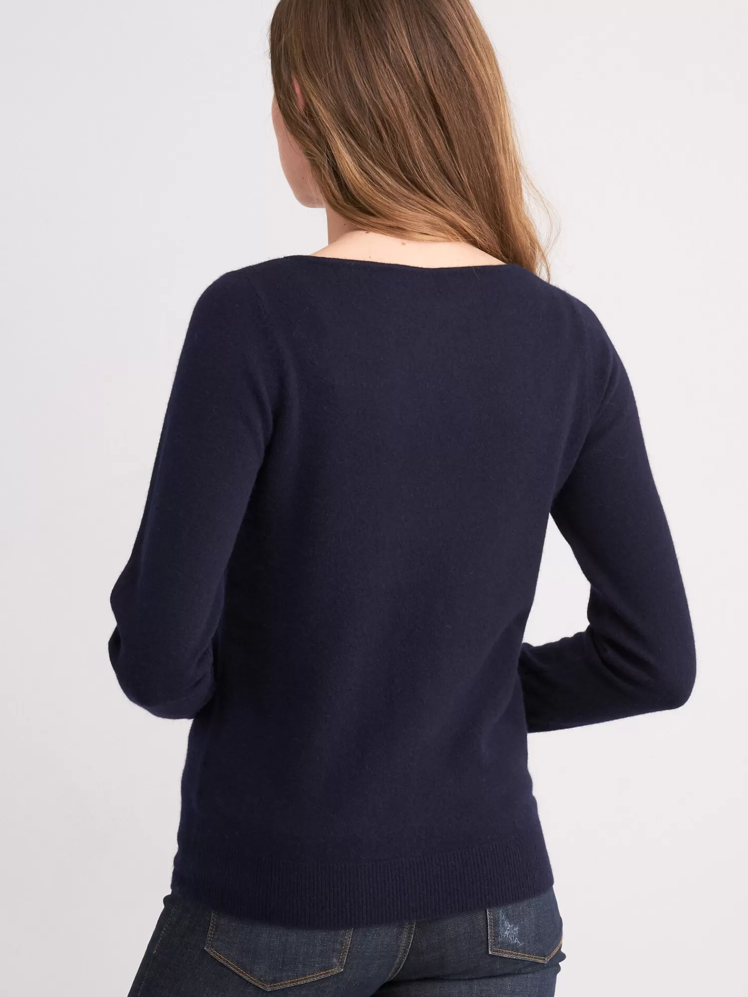 Pull Femme Élégant en Cachemire Bio Col Rond - Confort Doux et Léger