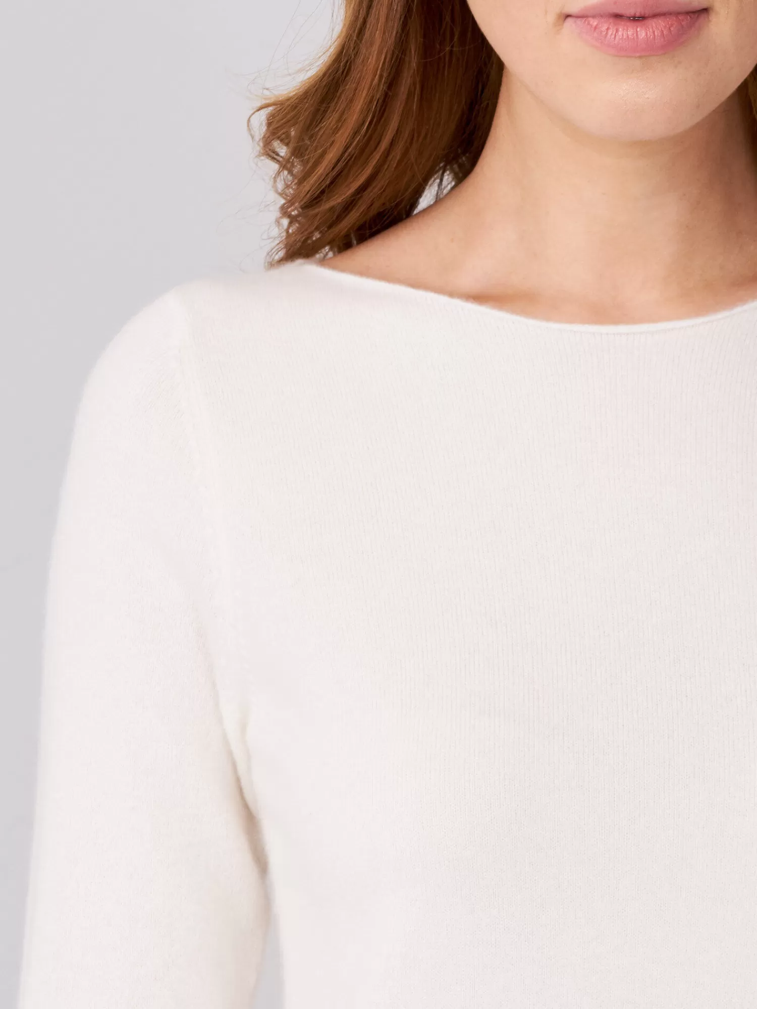 Pull femme en cachemire biologique col rond - Basique intemporel