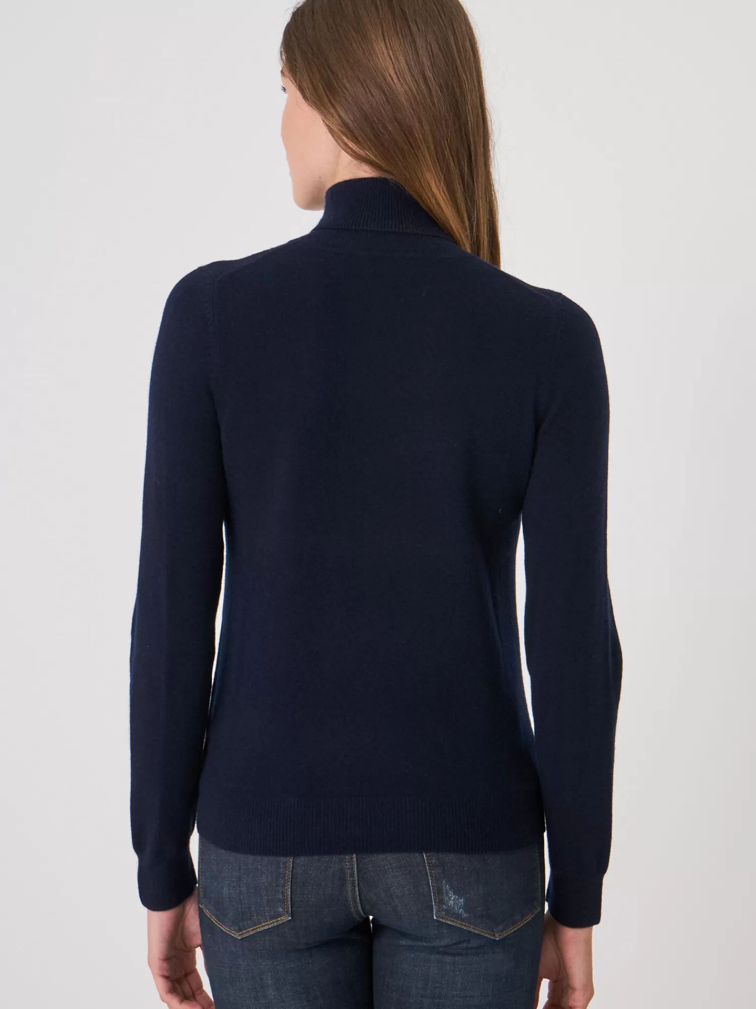 Pull Femme en Cachemire Bio Doux - Col Montant Intemporel & Confortable