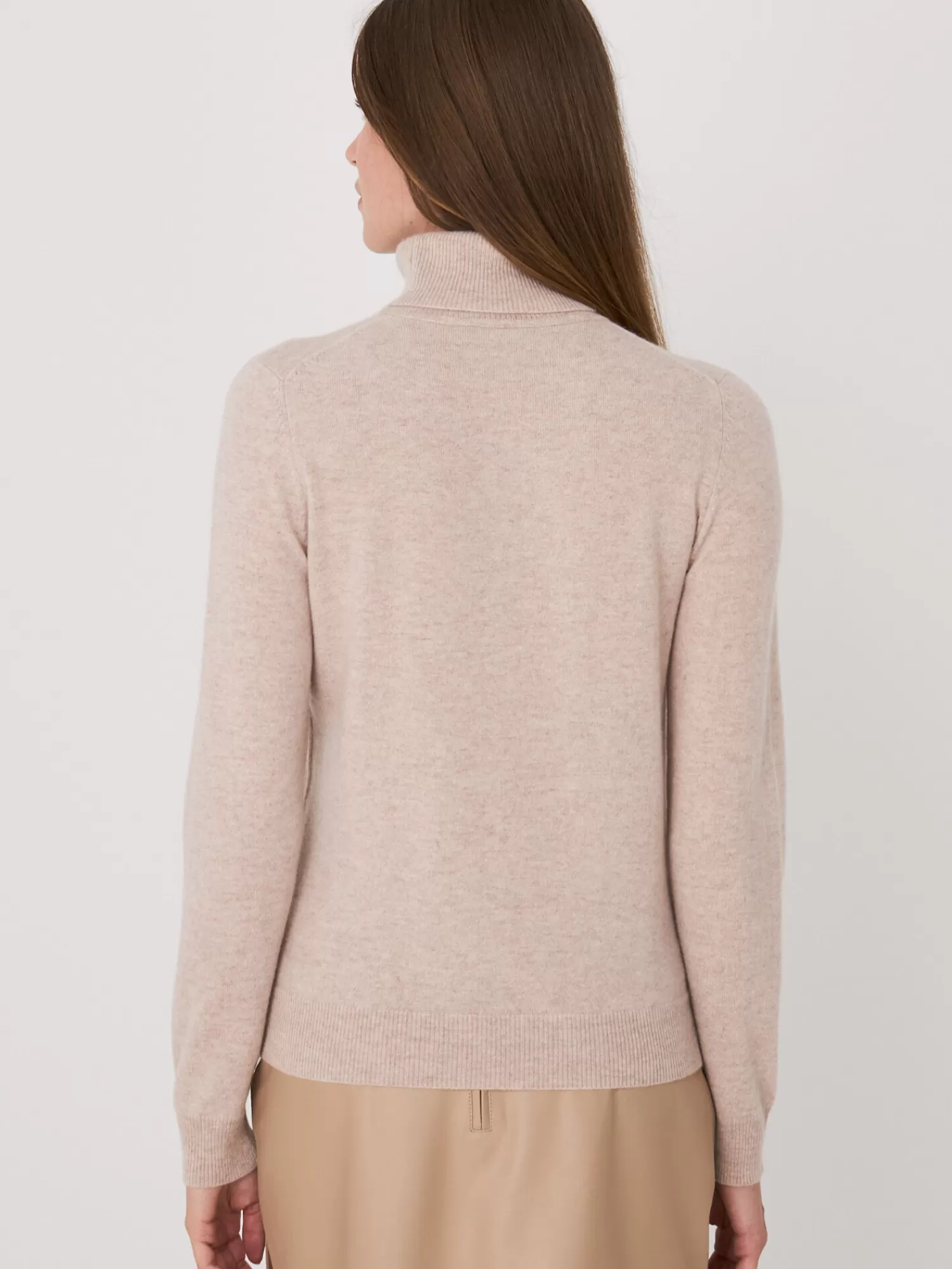 Pull Femme en Cachemire Biologique - Col Roulé Intemporel, Doux et Léger