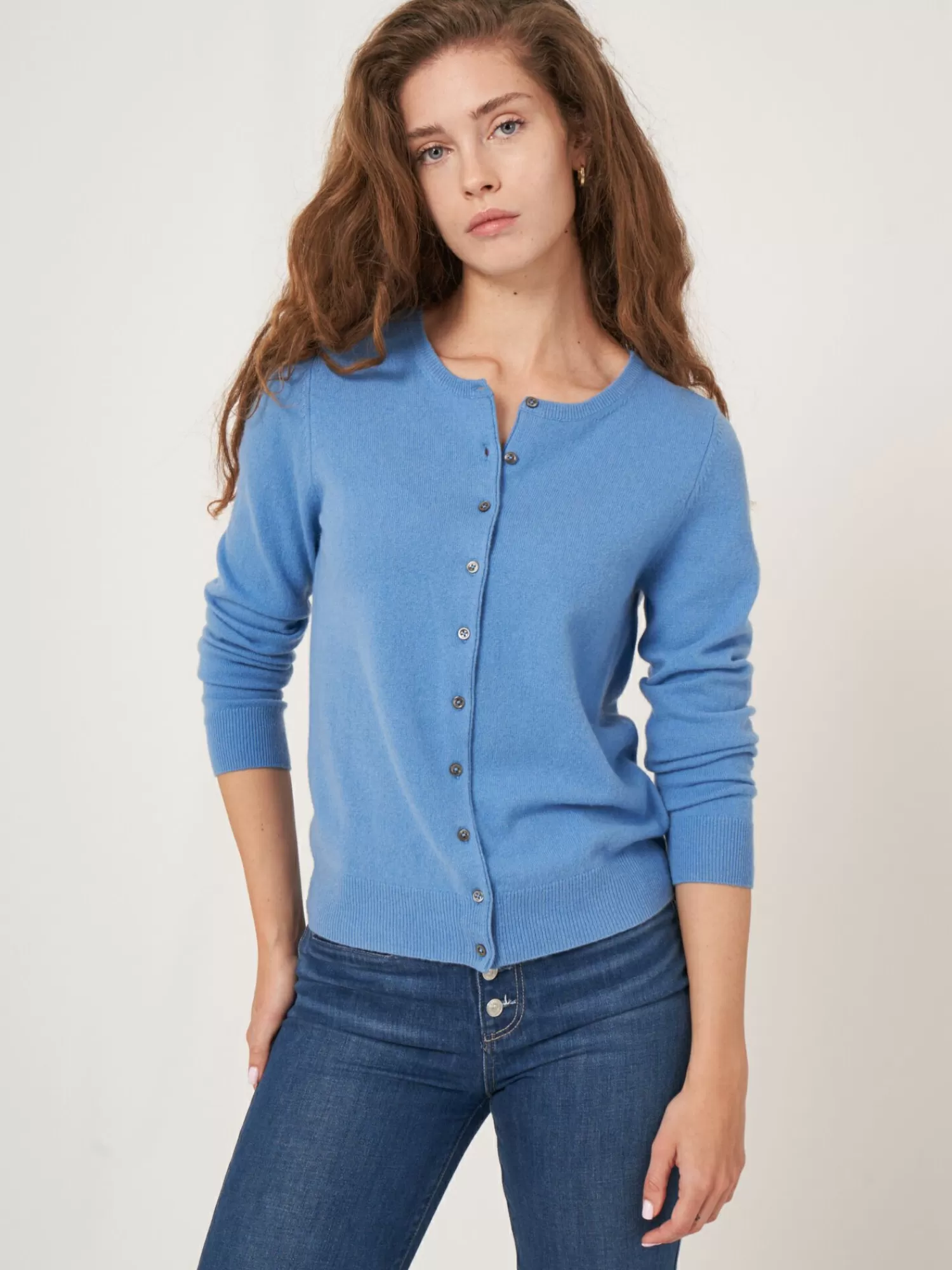 Gilet Femme en Cachemire Bio à Col Rond - Confort Élégant en Édition Limitée