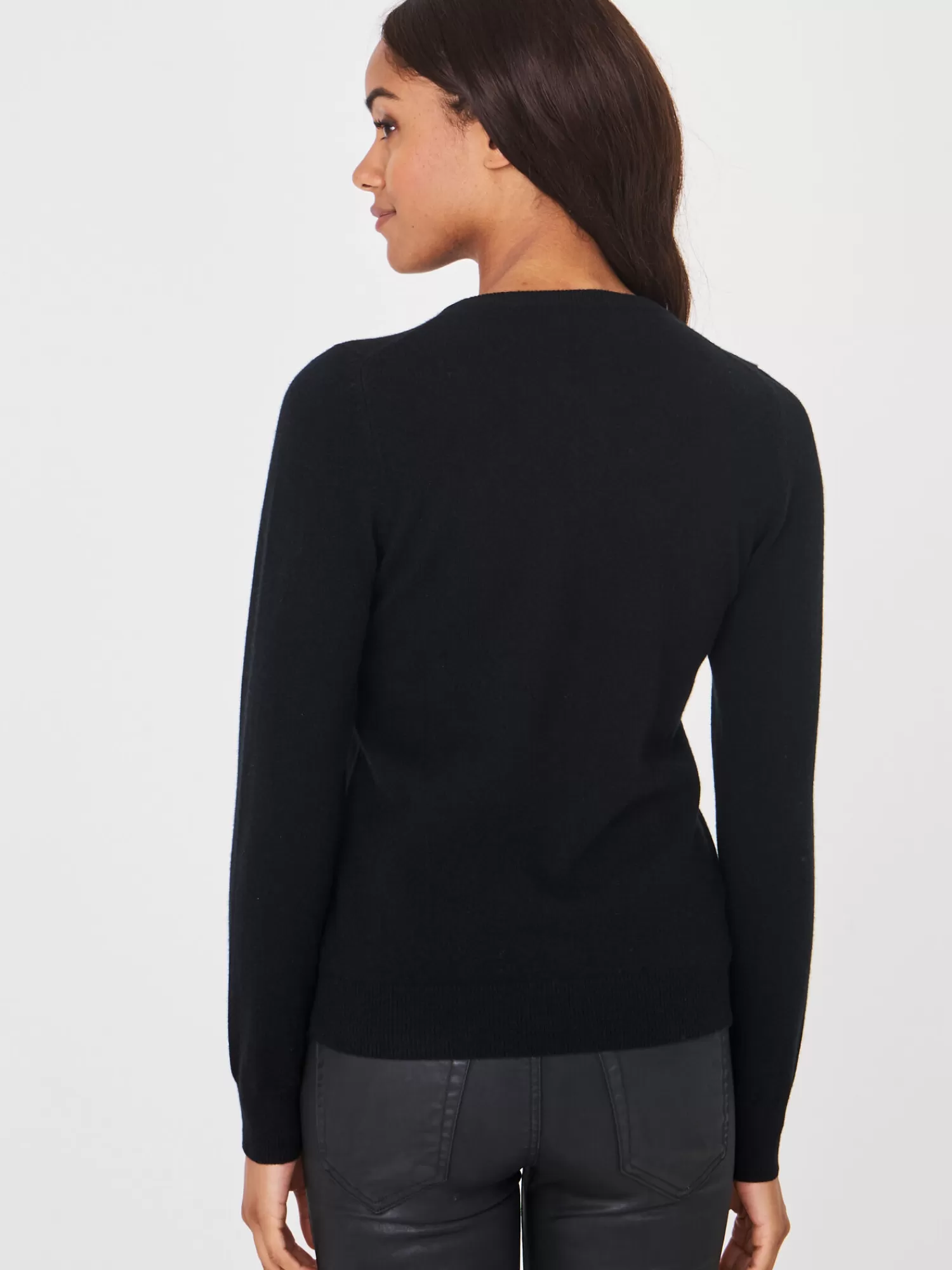 Gilet Femme en Cachemire Biologique - Col Rond Élégant, Style Intemporel