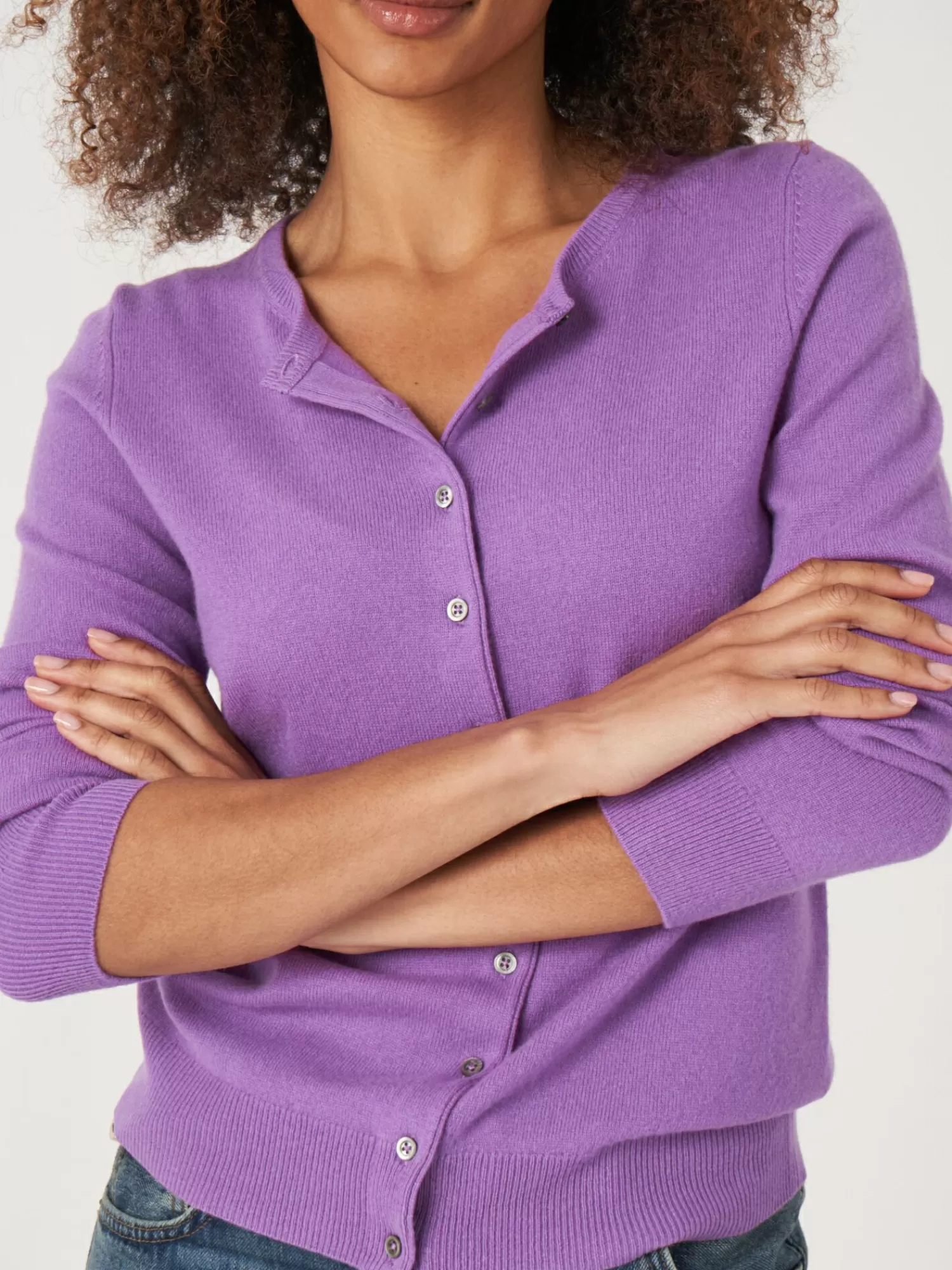 Gilet Femme en Cachemire Biologique - Encolure Ronde, Style Intemporel pour Élégance Quotidienne