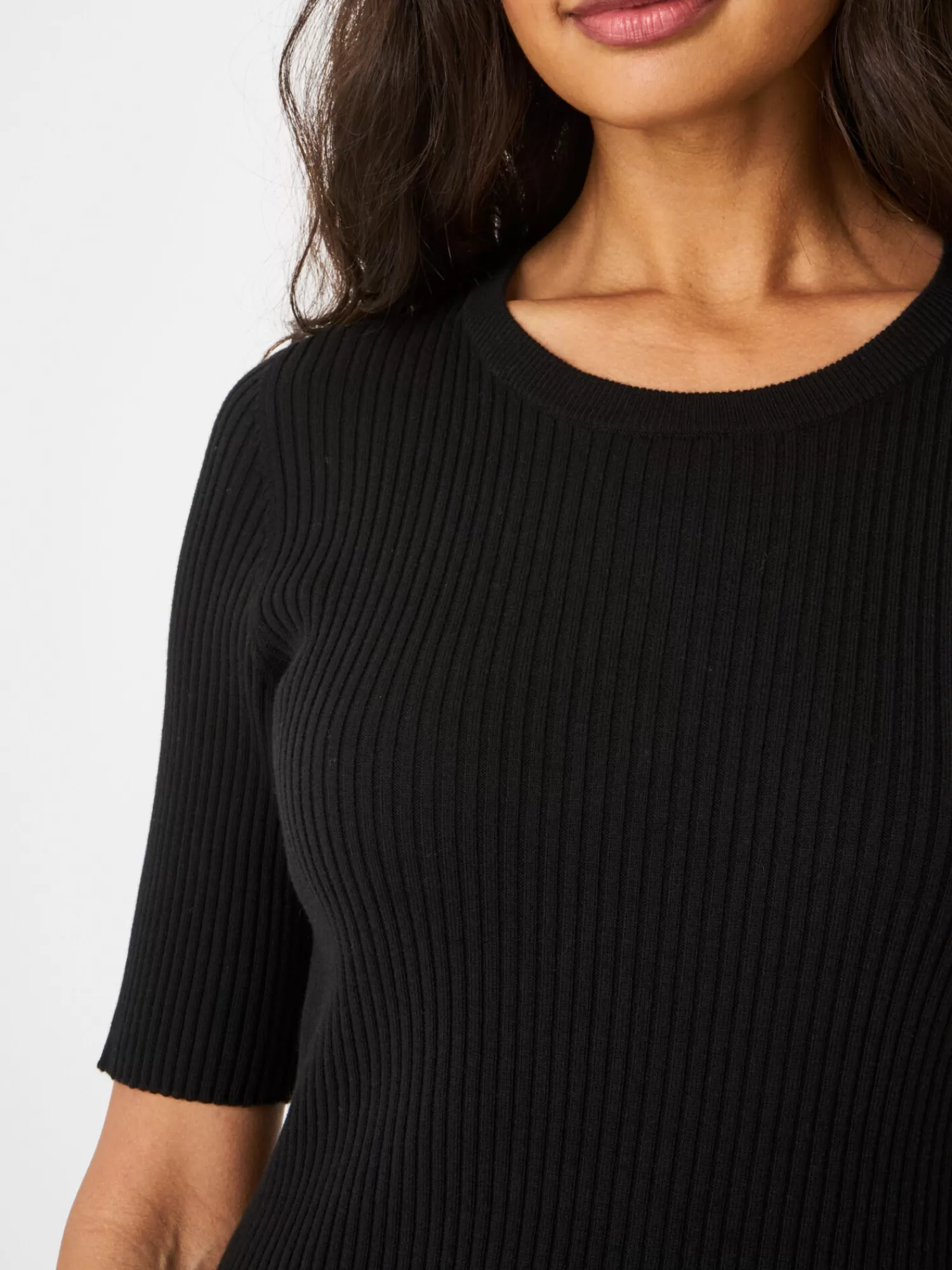 Pull femme manches courtes - Basique intemporelle pour un style décontracté chic