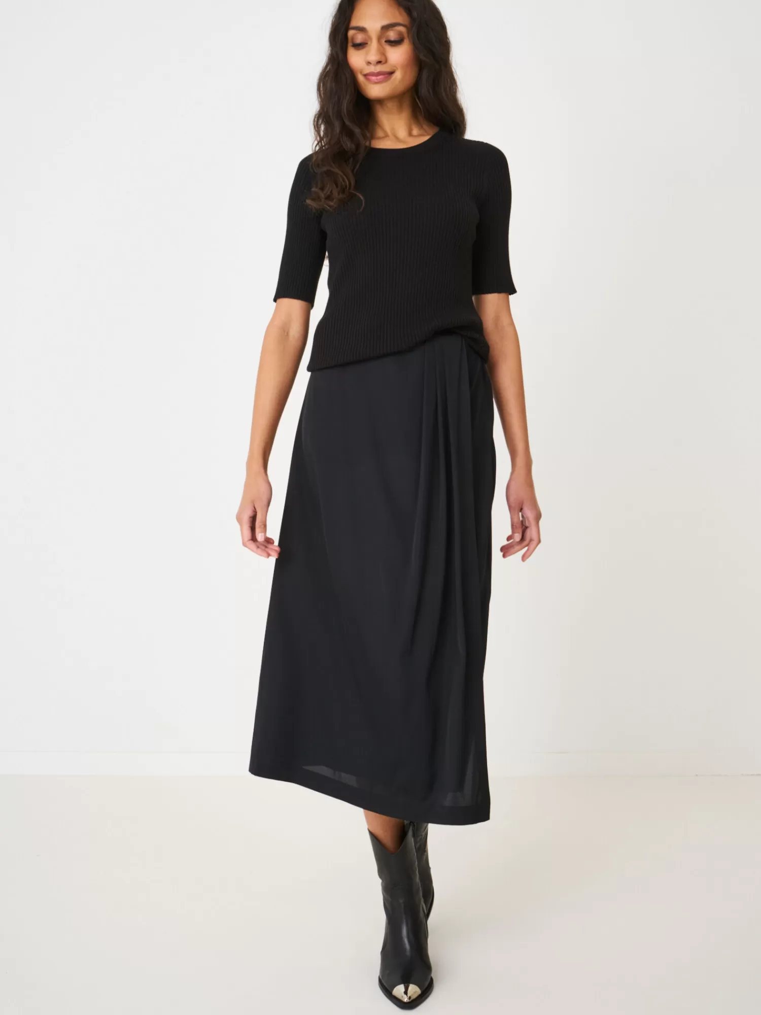 Pull femme manches courtes - Basique intemporelle pour un style décontracté chic