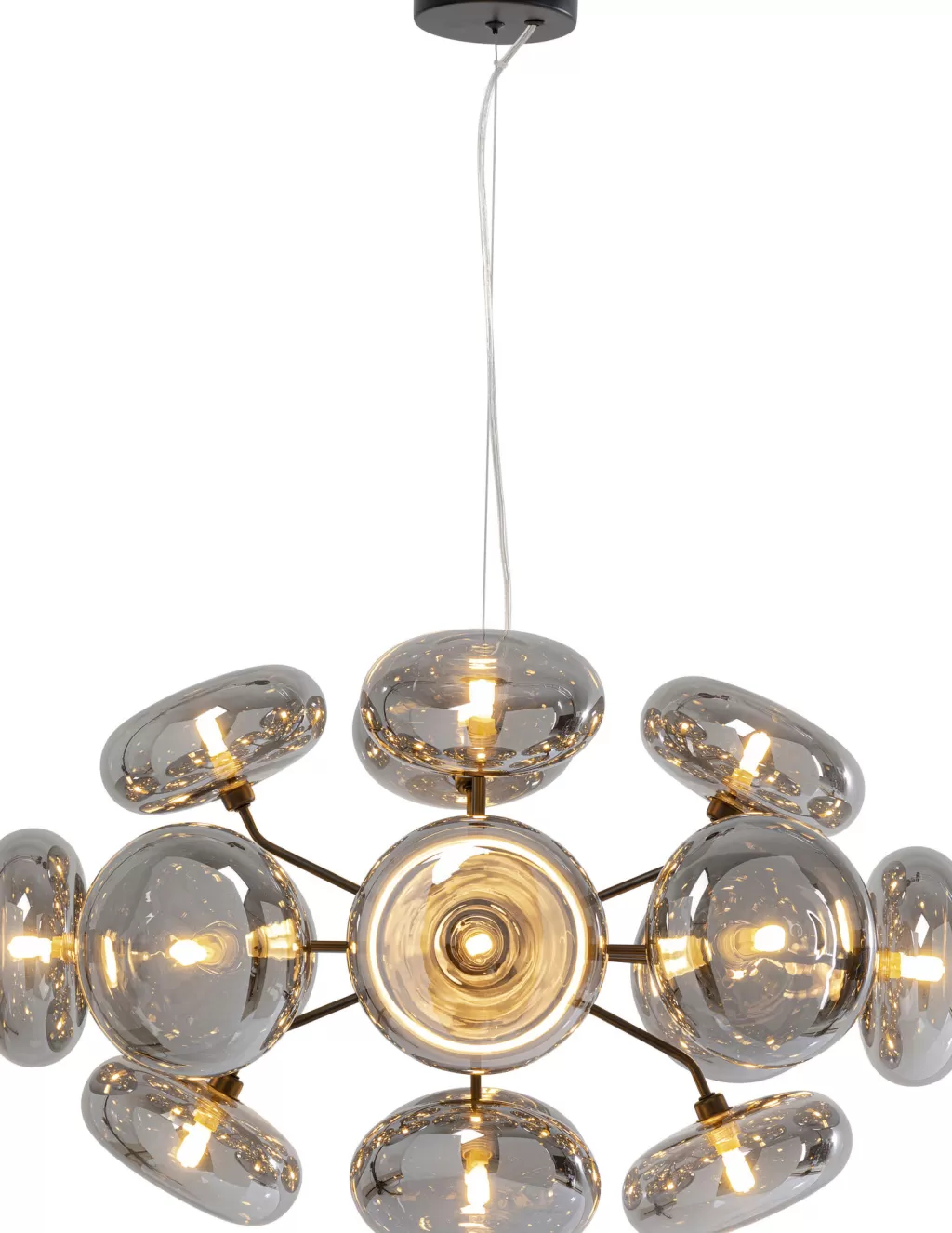 Lustre suspendu design Bellies Fifteen par KARE - Éclairage d'ambiance moderne avec diamètre 70 cm