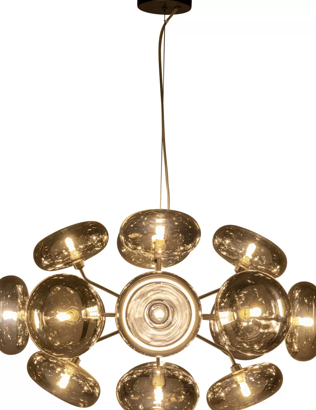Lustre suspendu design Bellies Fifteen par KARE - Éclairage d'ambiance moderne avec diamètre 70 cm