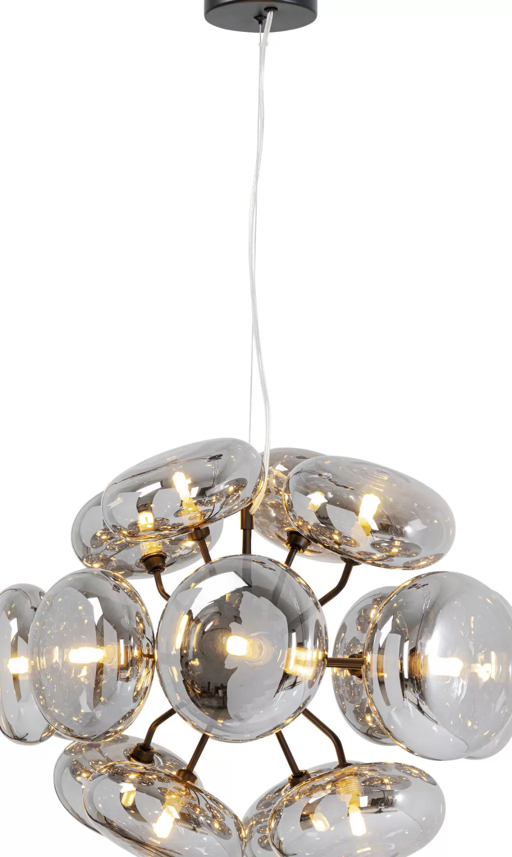 Lustre suspendu design Bellies Fifteen par KARE - Éclairage d'ambiance moderne avec diamètre 70 cm
