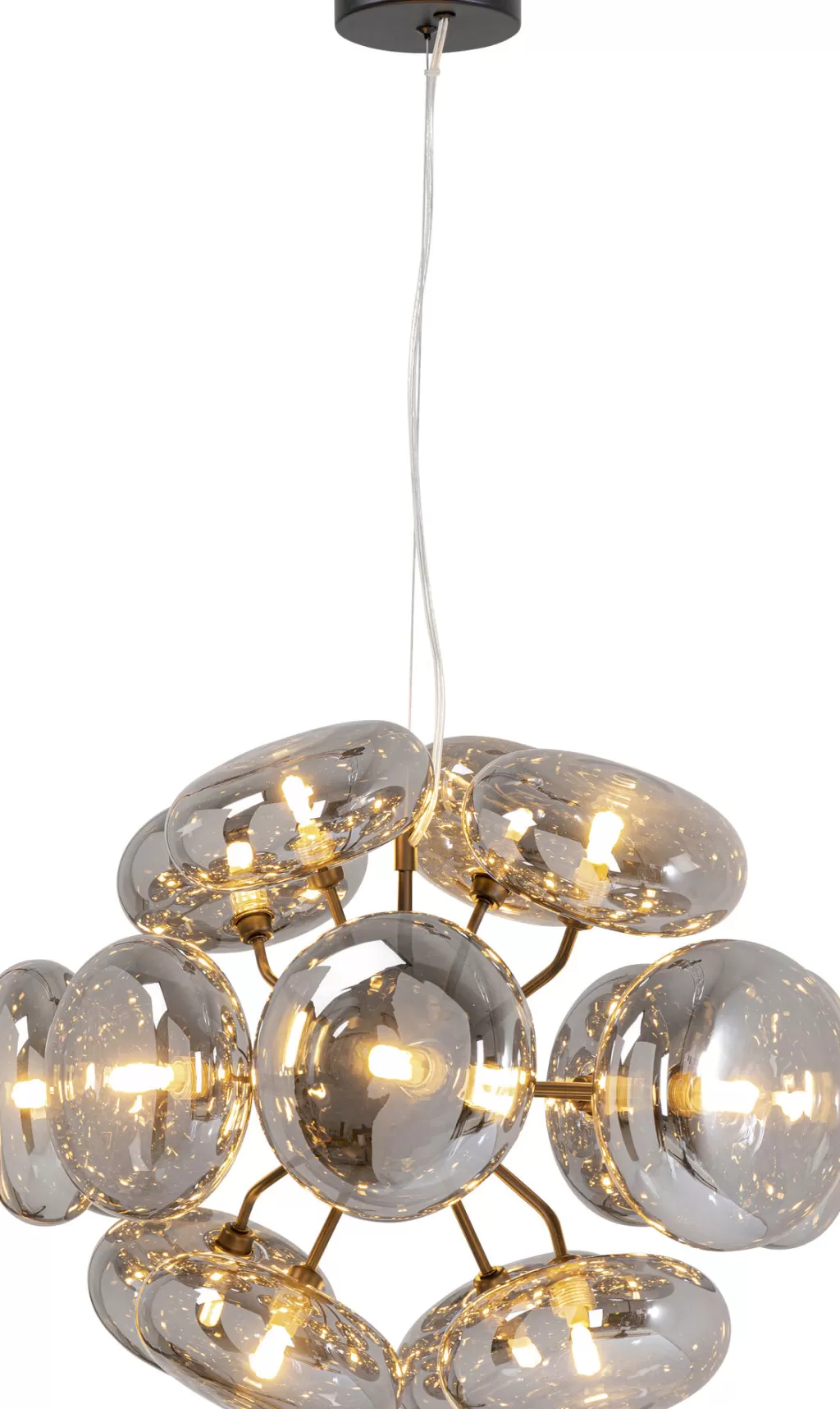 Lustre suspendu design Bellies Fifteen par KARE - Éclairage d'ambiance moderne avec diamètre 70 cm