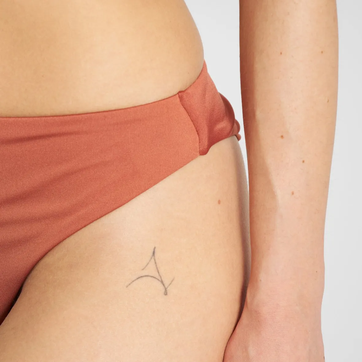 Culotte de bikini femme cuivre brun Sanda - Déstockage express en édition limitée