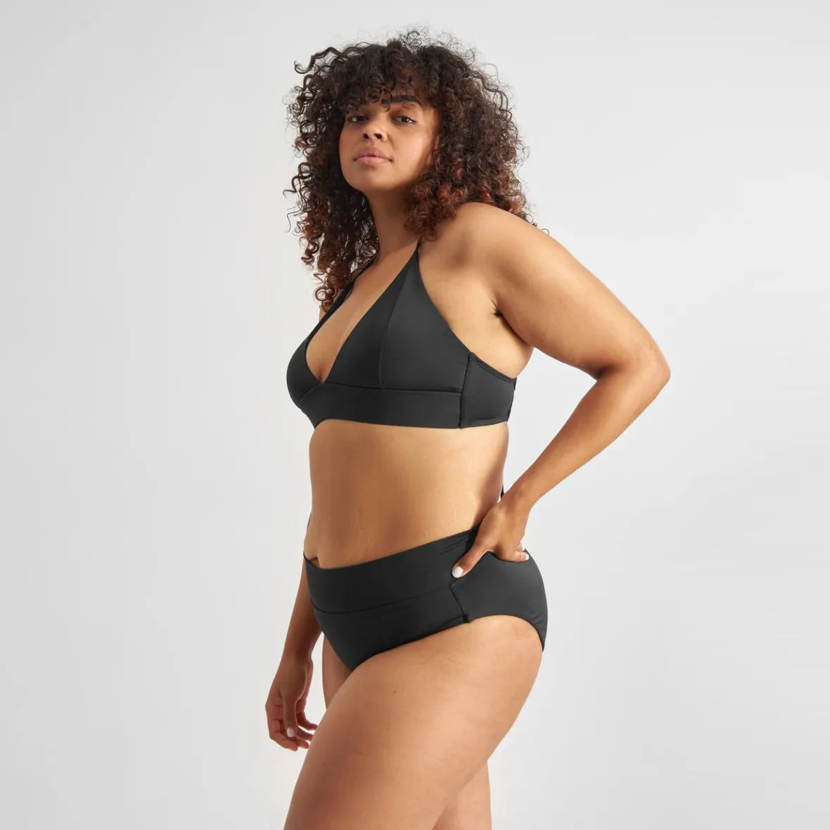 Culotte Bikini Femme Élégante - Noir Intense - Maillot Léger à Petit Prix