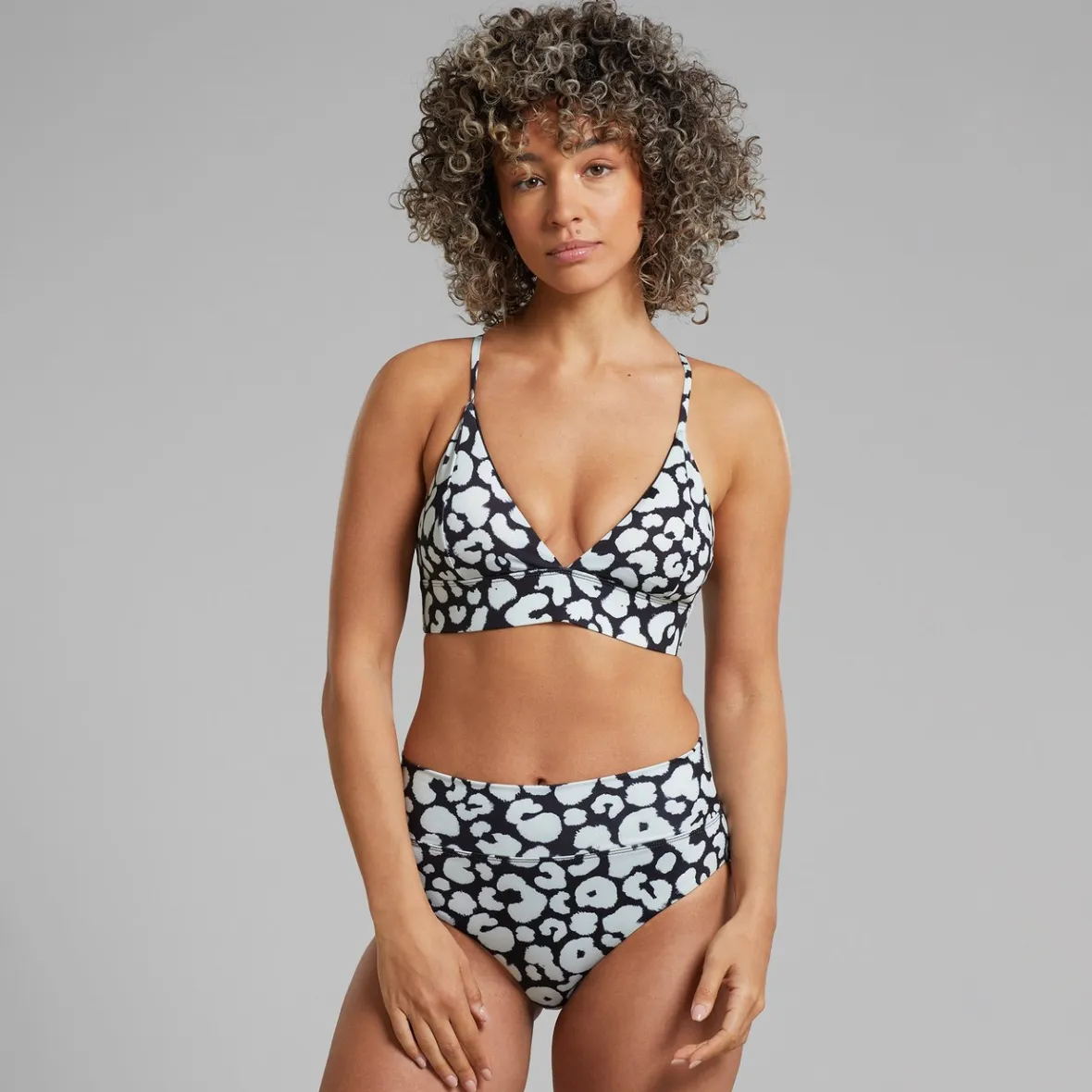 Culotte de Bikini Noir à Imprimé Léopard - Maillot de Bain Femme Élégant et Confortable en Ligne