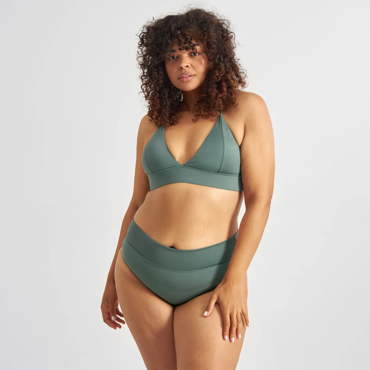 Haut de bikini Alva - Vert canard | Collection de maillots de bain femme été 2024