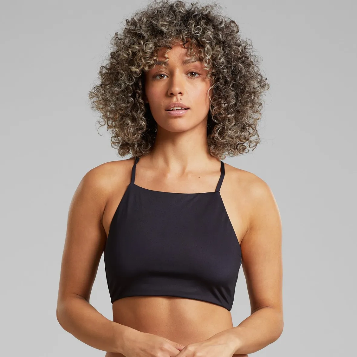 Haut de bikini Orust noir - Maillot de bain féminin élégant pour l'été