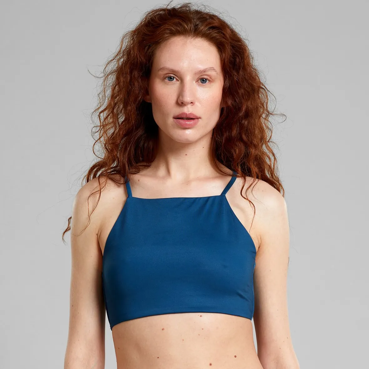 Haut de bikini Orust bleu majolique - Maillot de bain féminin tendance été