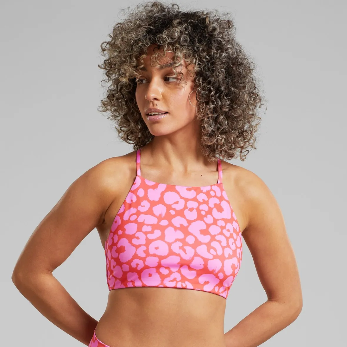 Maillot de Bikini Femme Édition Limitée - Imprimé Léopard Artistique Rouge Passion - Collection Élégance Plage Orust