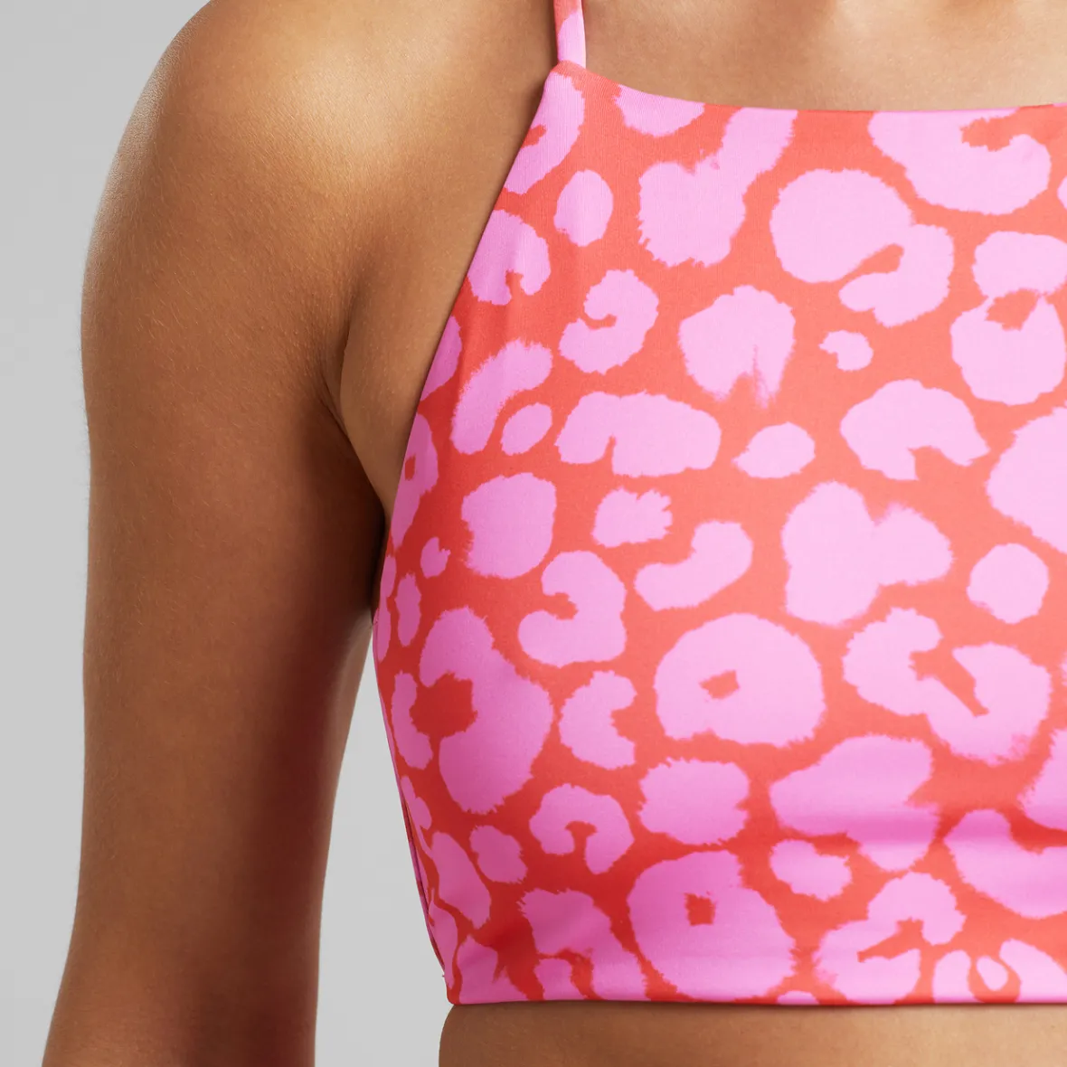 Maillot de Bikini Femme Édition Limitée - Imprimé Léopard Artistique Rouge Passion - Collection Élégance Plage Orust