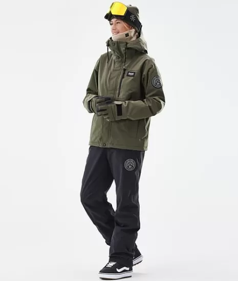Blizzard W Veste Chaude Snowboard - Coupe-vent Technique Hiver avec Fermeture Éclair Intégrale (Collection Dope Neige)