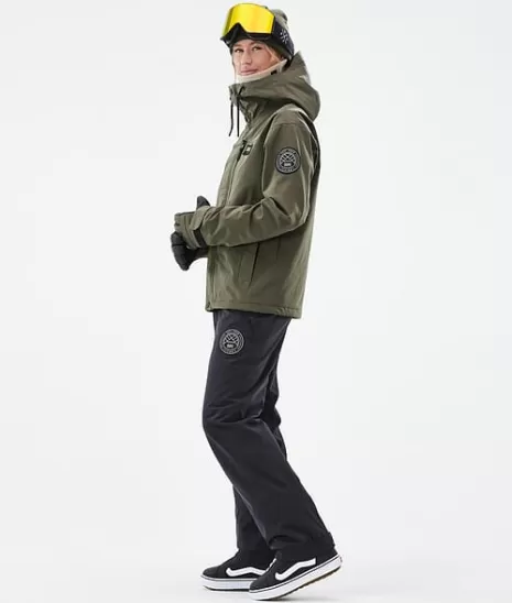 Blizzard W Veste Chaude Snowboard - Coupe-vent Technique Hiver avec Fermeture Éclair Intégrale (Collection Dope Neige)