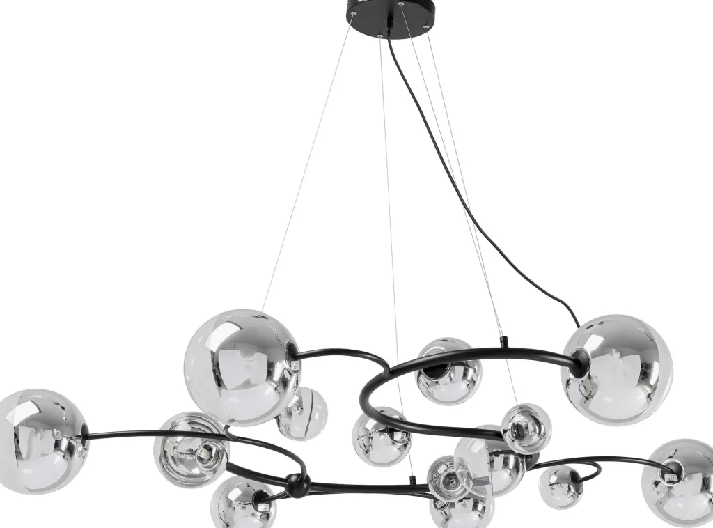 Lustre Design Moderne Boa Vista avec Verre Miroir - Suspension Élégante 140 cm pour Salle à Manger ou Salon Contemporain | Collection KARE