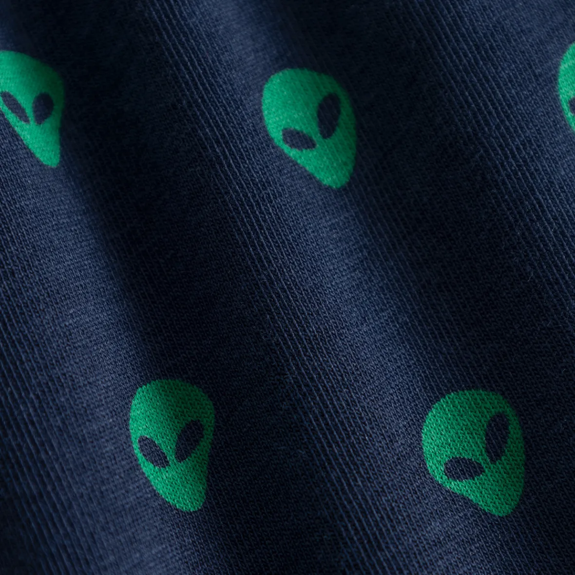 Boxer Homme Confort Optimal - Motif Alien Élégant Bleu Marine by Kalix