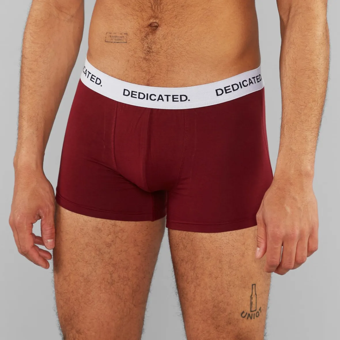 Caleçons Courts Kalix Base - Bordeaux Foncé en Promotion Exclusive