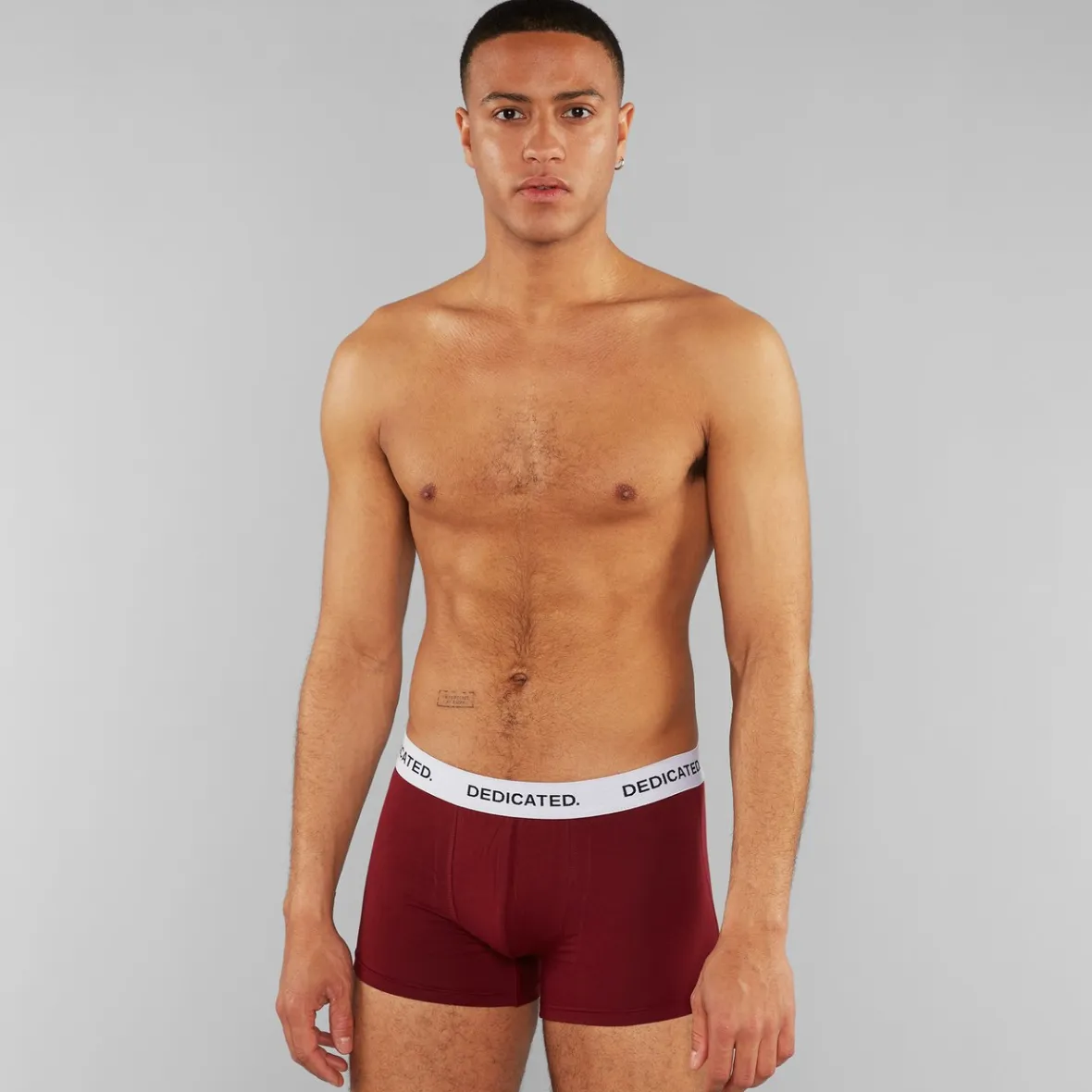 Caleçons Courts Kalix Base - Bordeaux Foncé en Promotion Exclusive