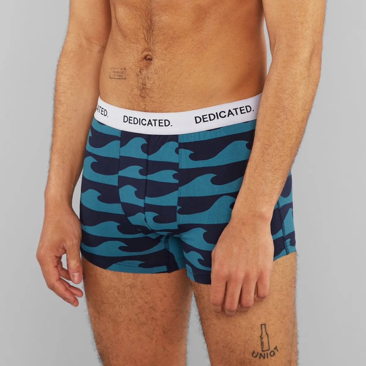 Caleçons ajustés Kalix Waves - Bleu marine confortable à petit prix pour homme