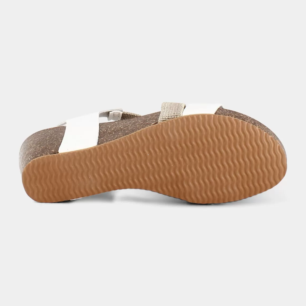Promotion Éclair : Sandales Élégantes ESSEM Bp-E24D-01 en Blanc Cassé - Confortables & Légères pour l'Été