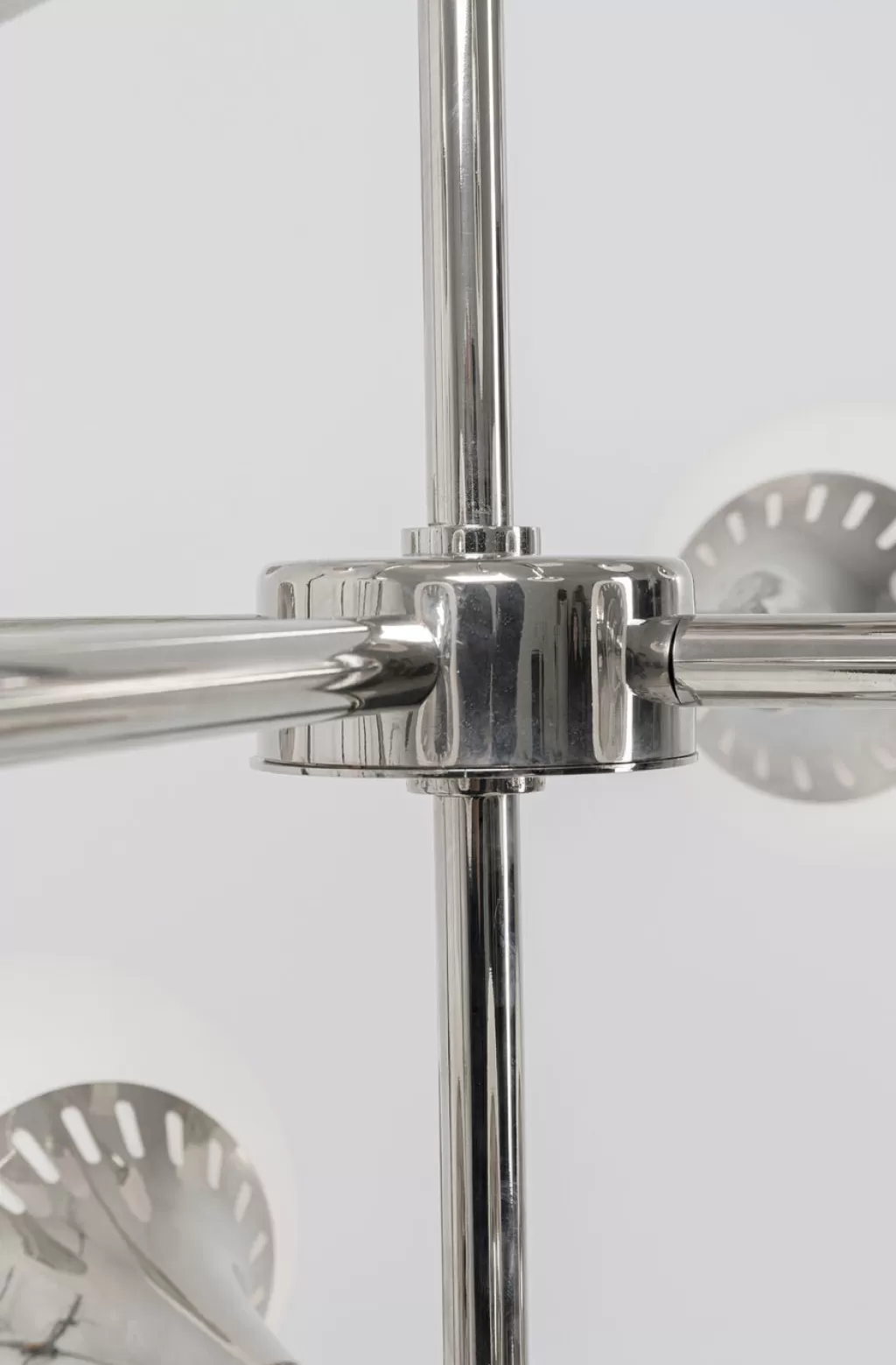Lustre design Bulb Fiction 20 - Suspension moderne KARE en argent brillant, diamètre 102 cm