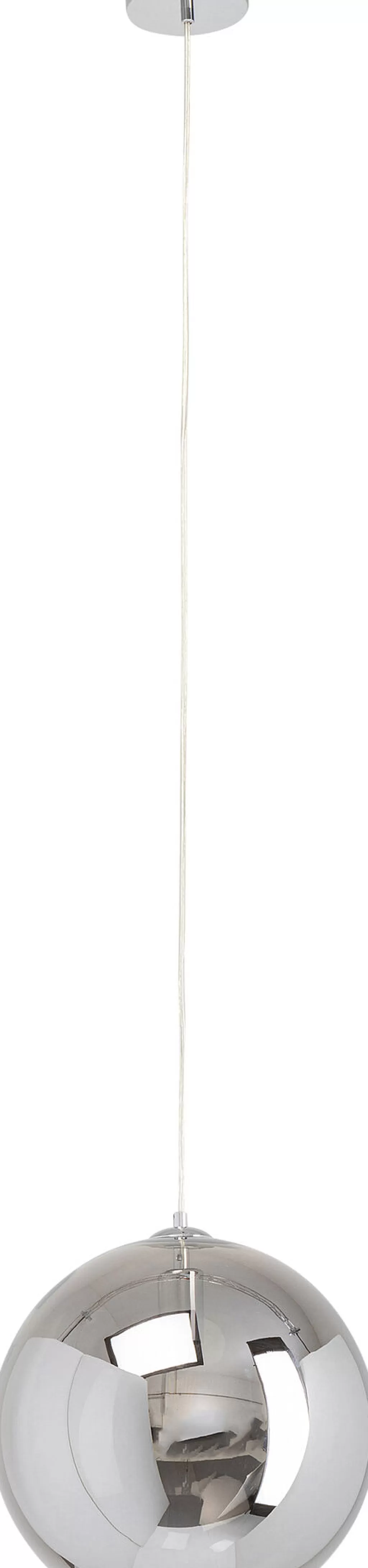 Lustre suspendu design CALDAIA - Modèle argenté diamètre 35 cm par KARE Design