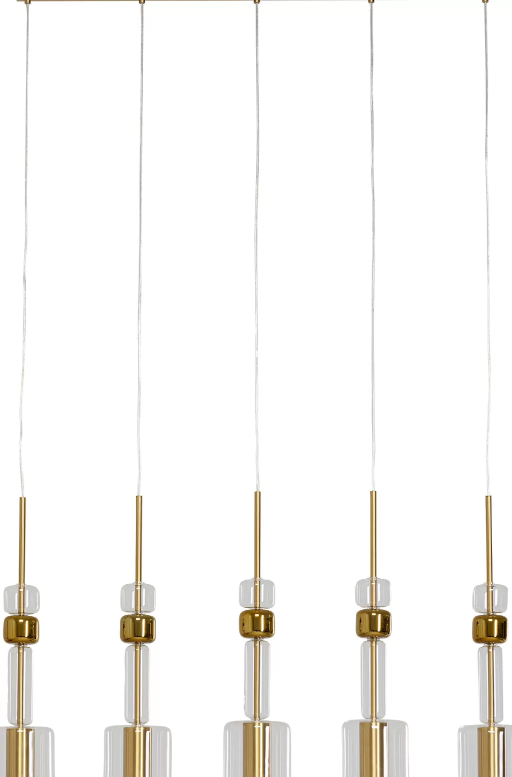Luminaire Suspendu Design Candy Bar Doré – Suspension Élégante par KARE, 103 cm